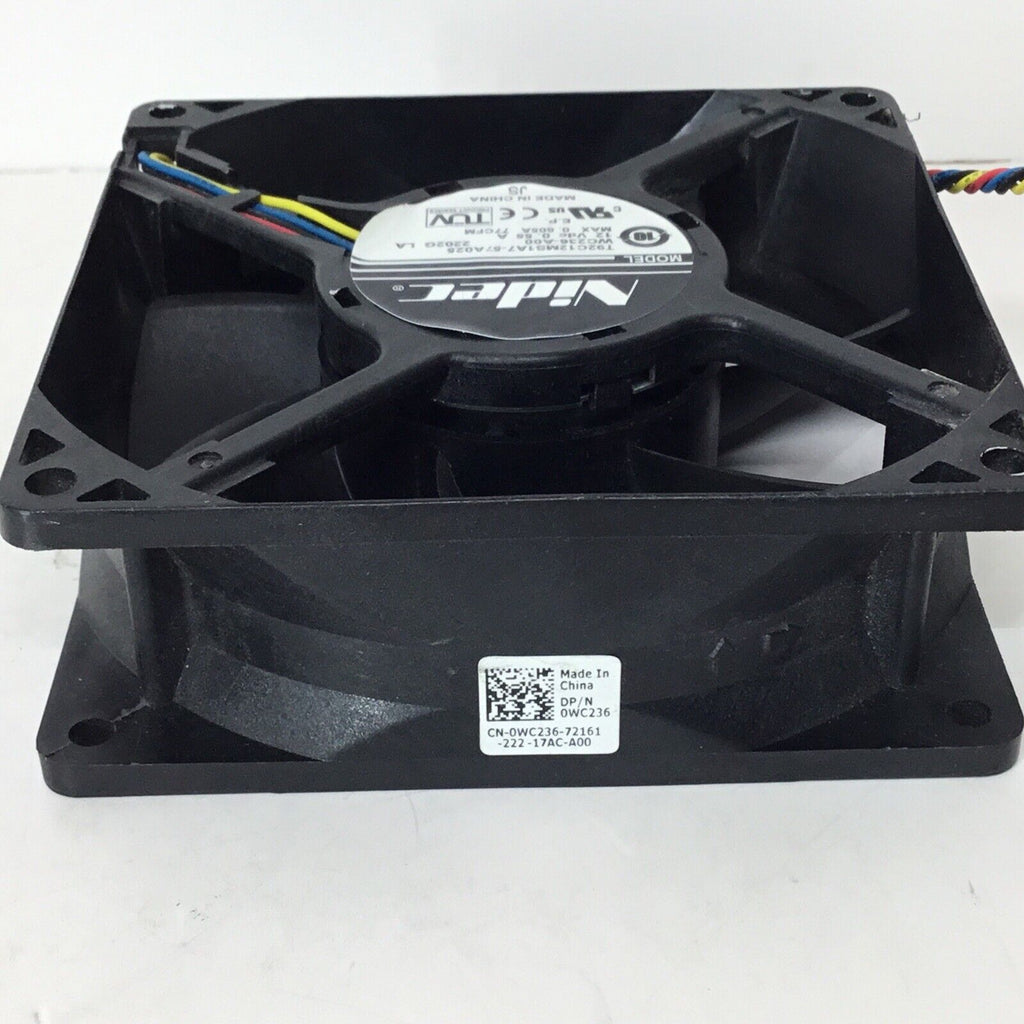 Nidec Computer Cooling Case Fan T92C12MS1A7-57A025 0WC236 WC236