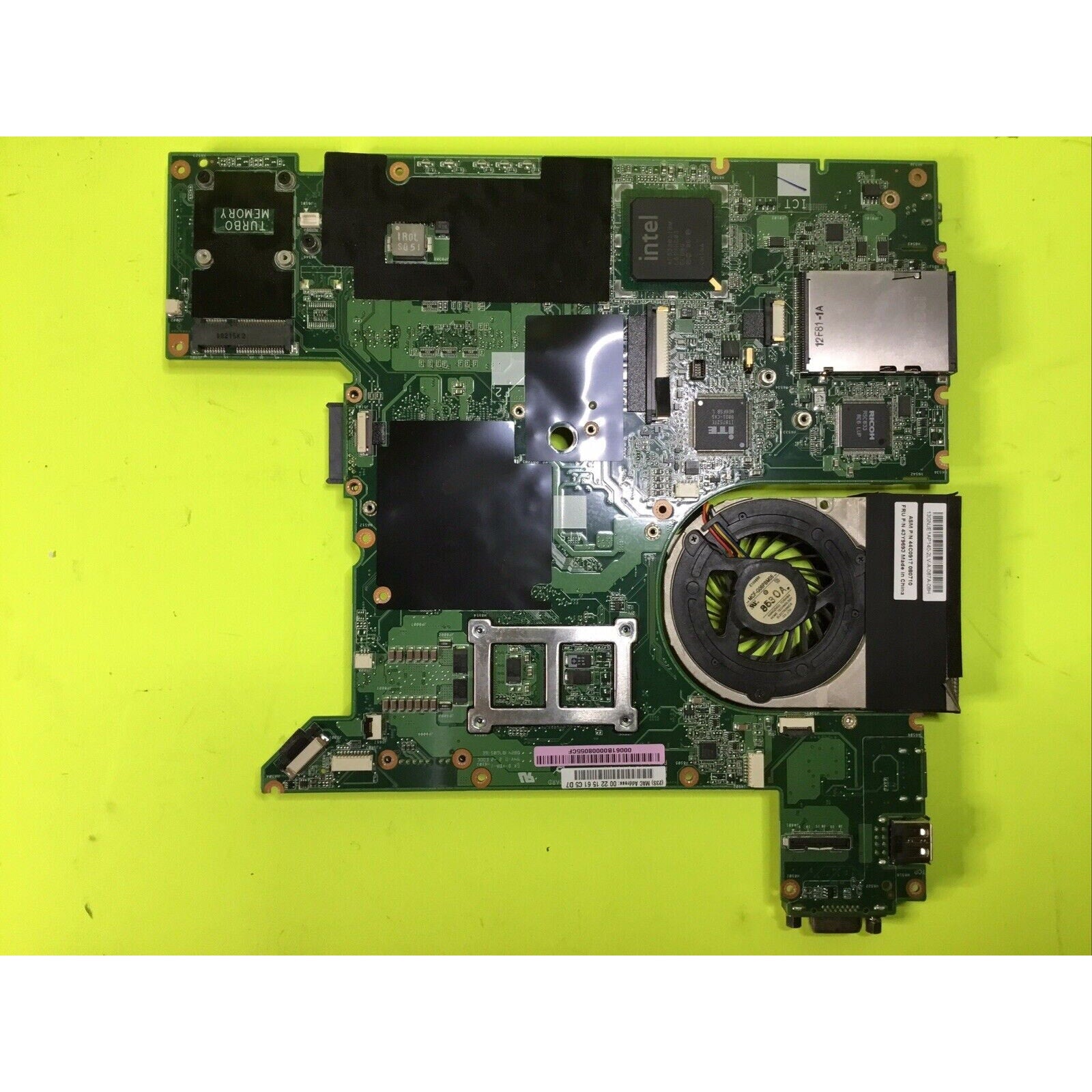 Lenovo ThinkPad SL500 Motherboard 42W7891 w/Intel Core 2 P8400