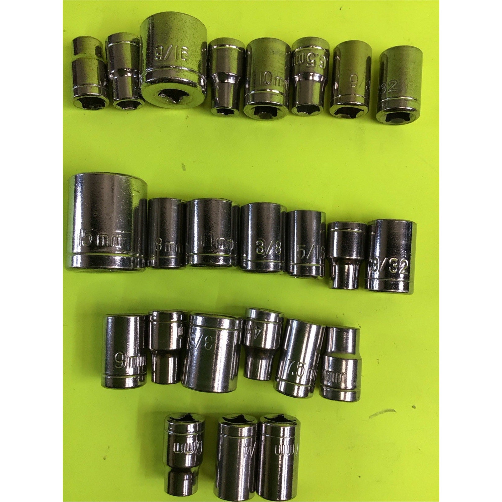 24 Piece Assorted Loose Socket Scrapyard Lot