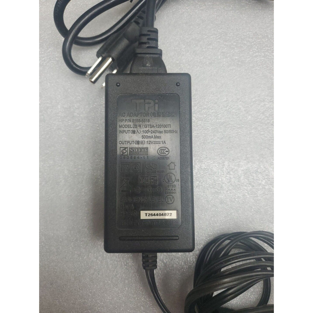 TPi Power Adapter 12V 1A, 5188-5518, GTSA-120100TI, T264404872