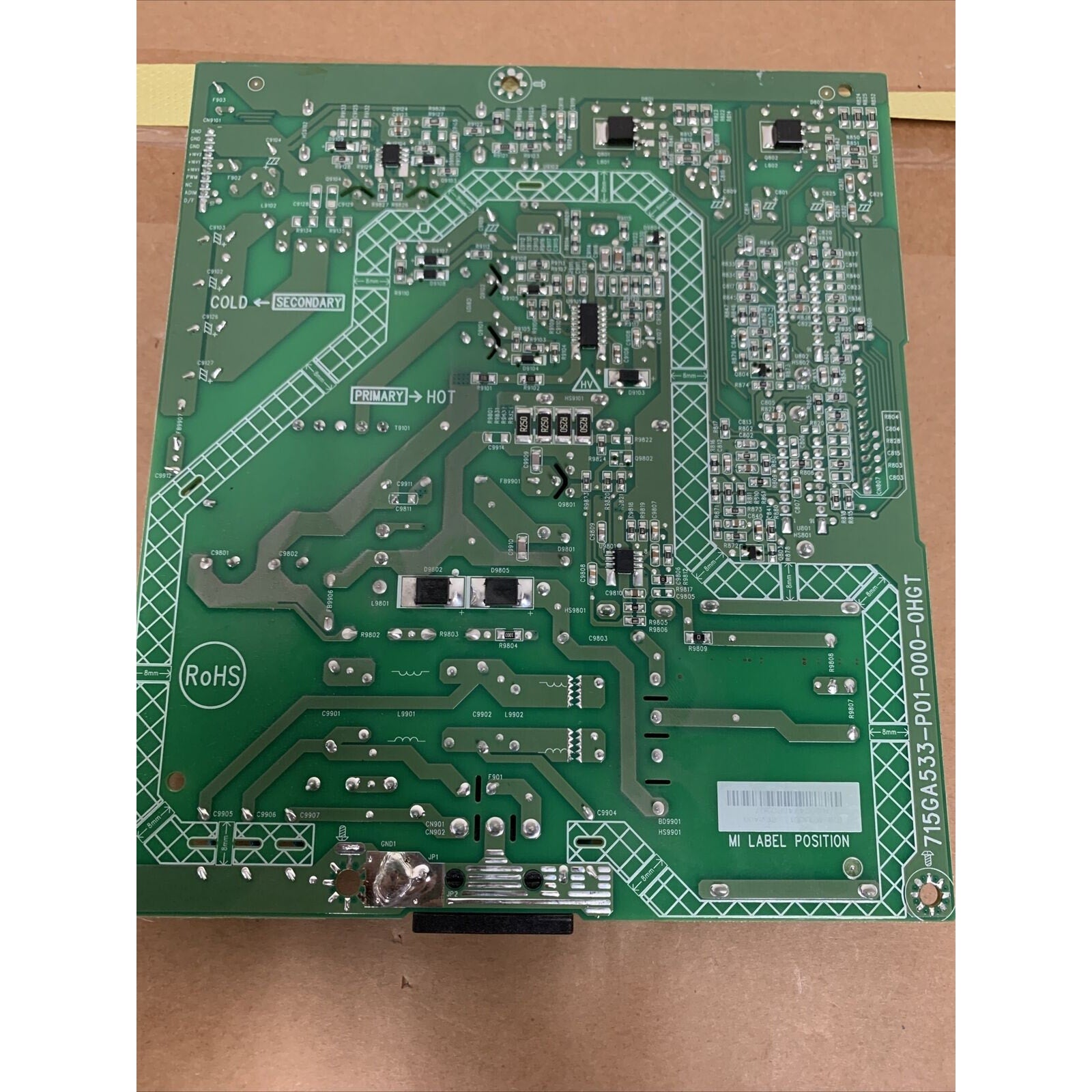 DELL S3220DGF MONITOR POWER SUPPLY BOARD 715GA533-P01-000-0HGT - Tested Working