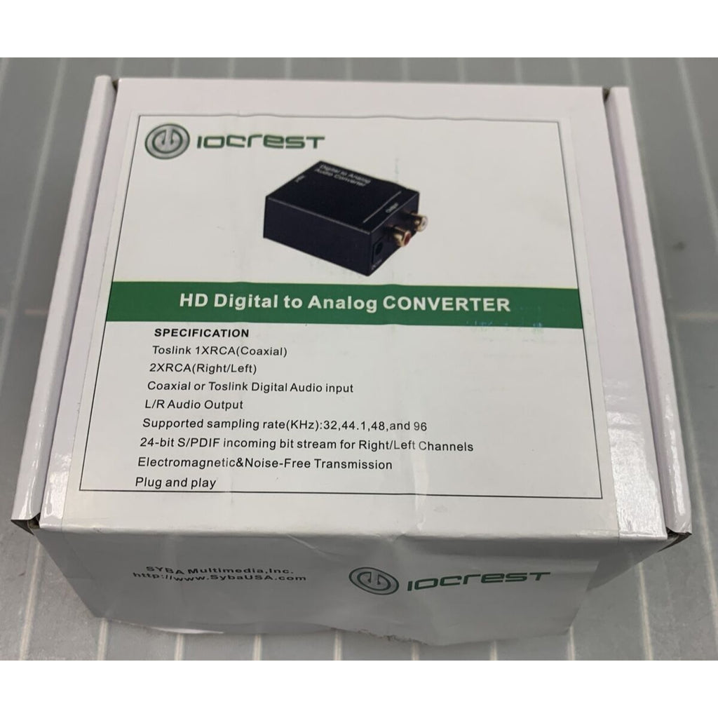 Syba SY-AUD60011 Digital to RCA Analog 192kHz/24bit Audio Converter