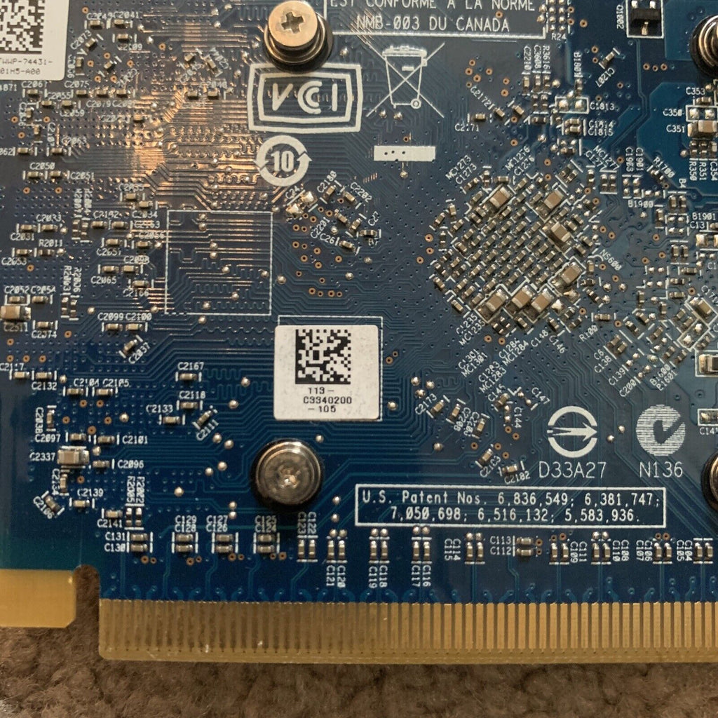 DELL AMD Radeon HD 7570 1GB GDDR5 DVI Display Video Card - Low Profile - 0KFWWP