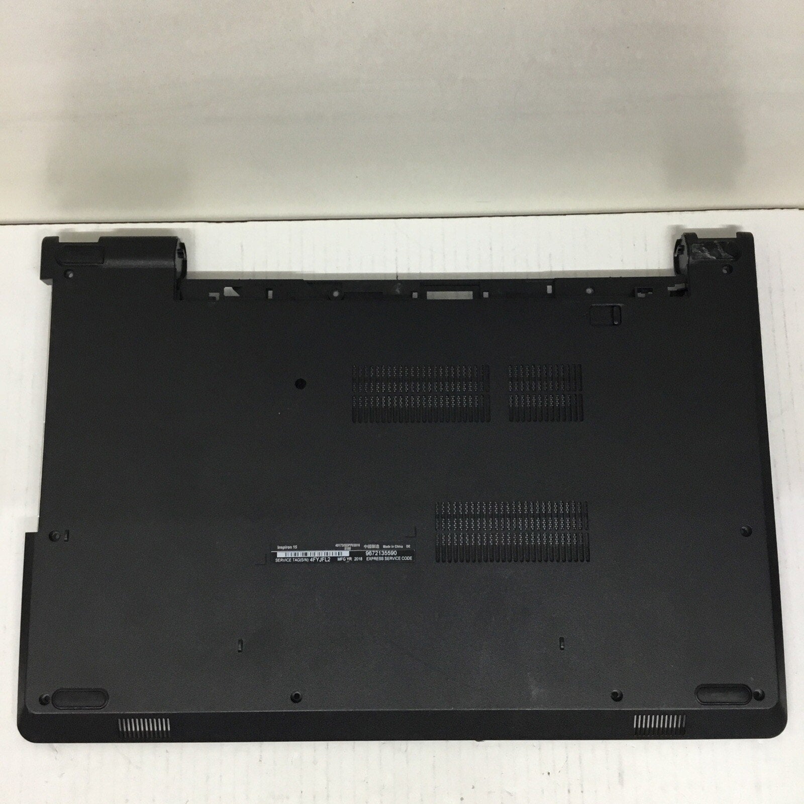 OEM Dell Inspiron 15-3000 3567 3565 3561 Black Bottom Case Cover 0X3VRG X3VRG