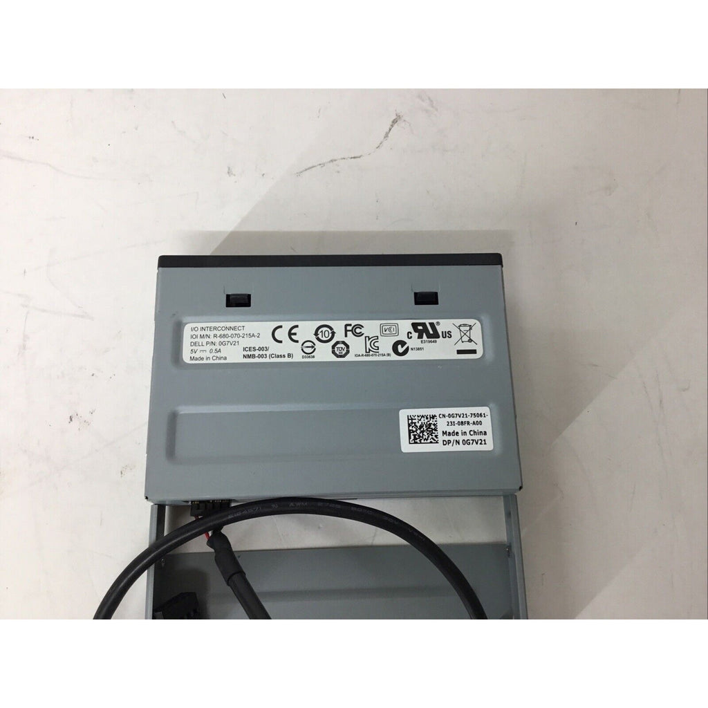 Dell 0G7V21 Multi Media & Flash Card Reader DVD-RW R-680-070-215A-2 w/ Cable