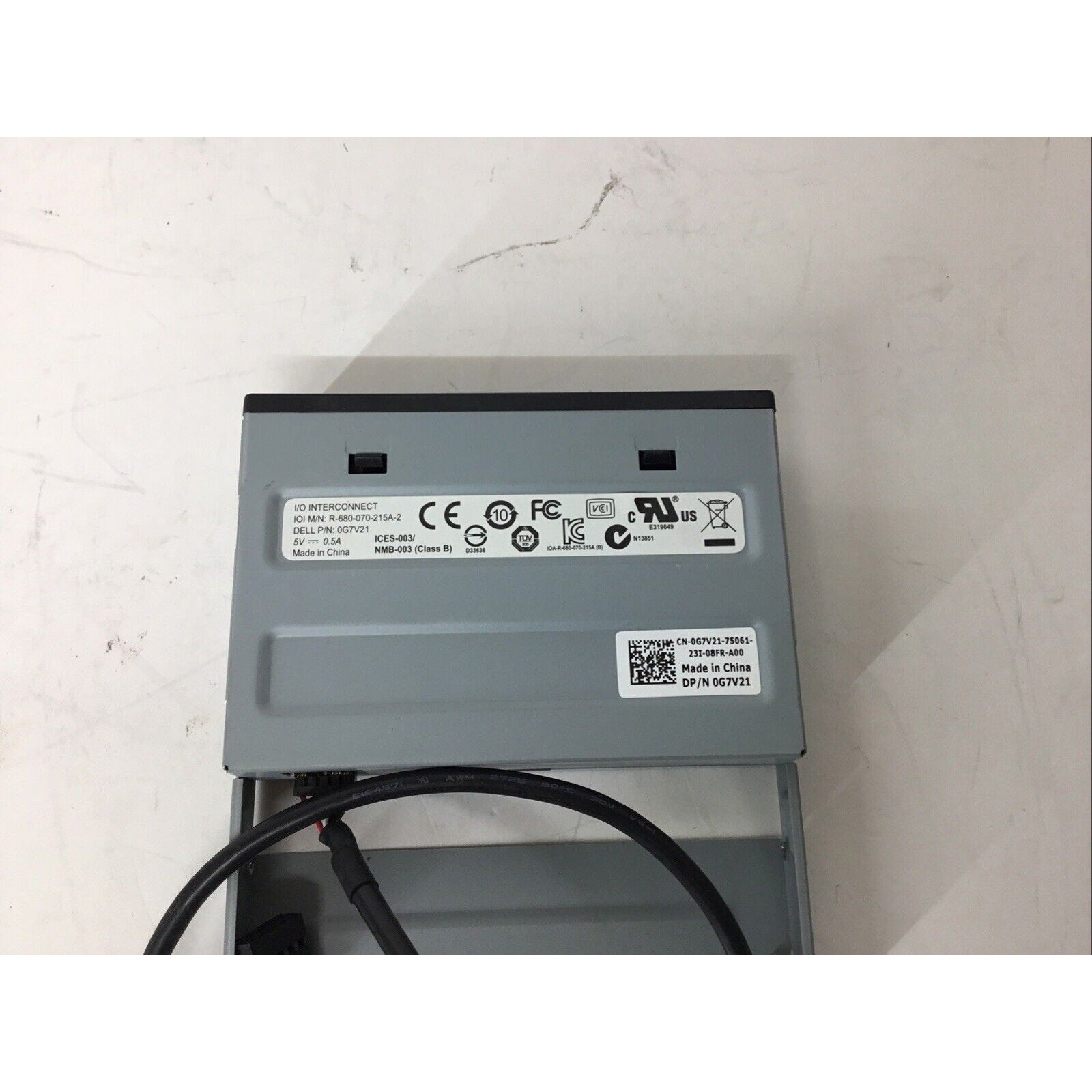 Dell 0G7V21 Multi Media & Flash Card Reader DVD-RW R-680-070-215A-2 w/ Cable