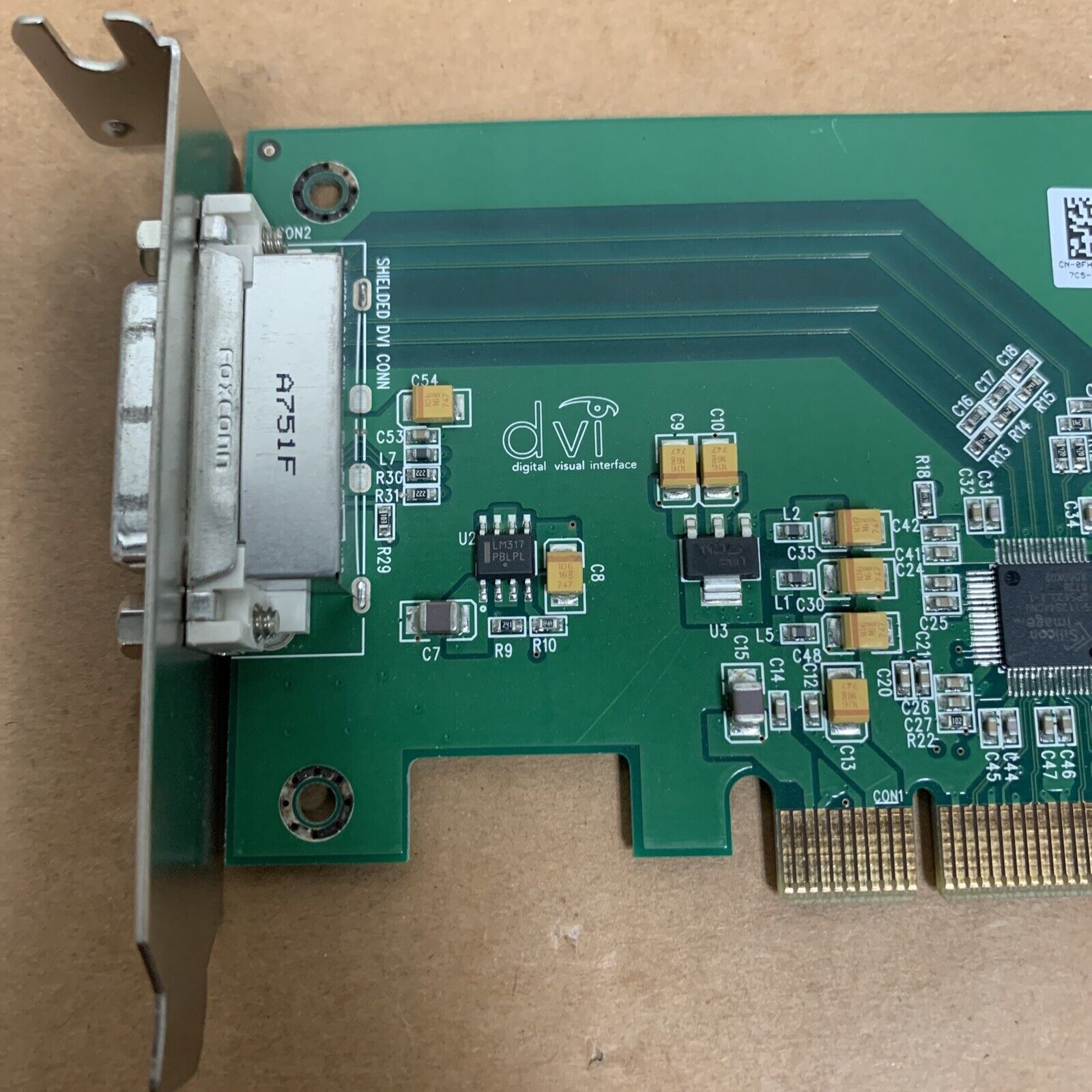 Dell DVI-D Low-Profile Video Card 0FH868 FH868 - Half Height Bracket Only