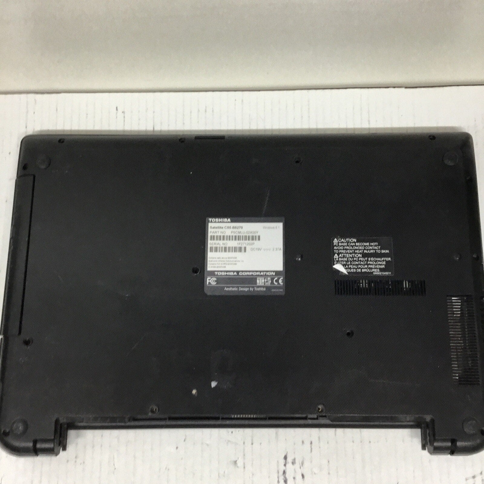 Toshiba C55-B5270 Laptop FOR PARTS READ DESC