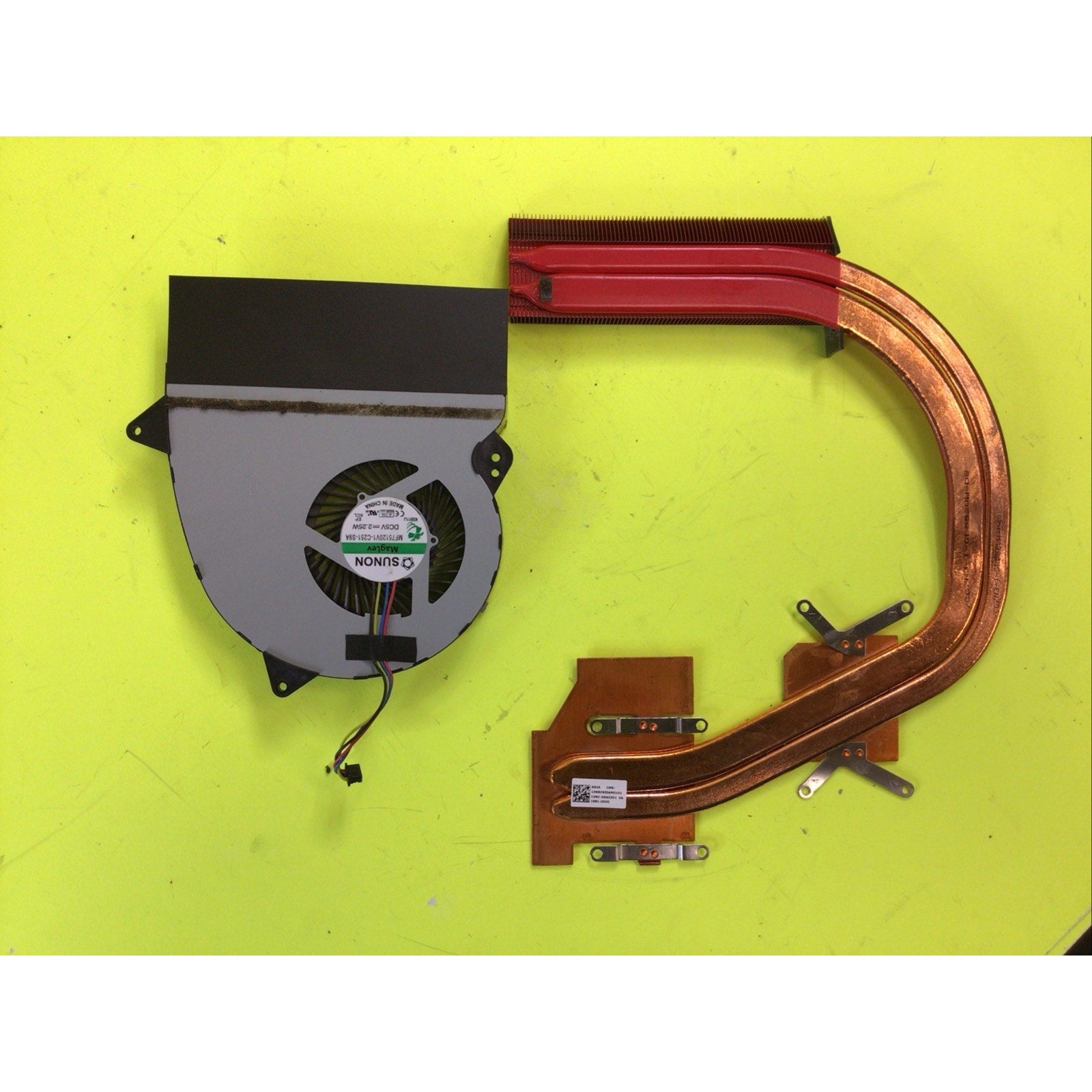 Asus GL552VW Series Heat Sink and Fan