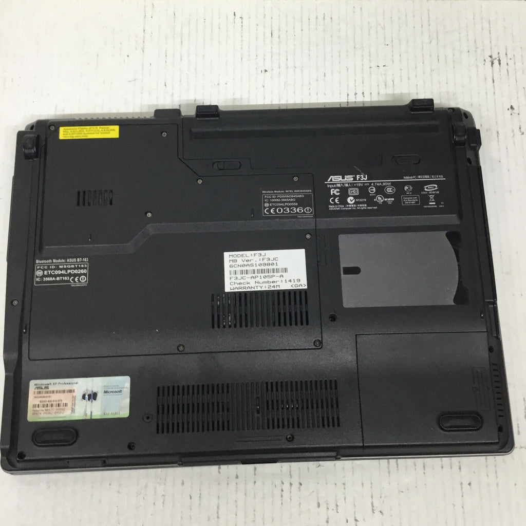 Asus Notebook PC F3JC For Parts READ DESC