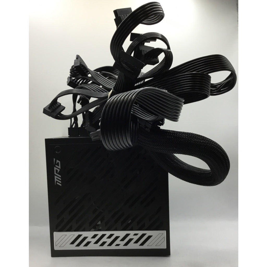 MSI MPG A1000G Pcie5 1000W 80 Plus Gold Power Supply - includes all cables shown