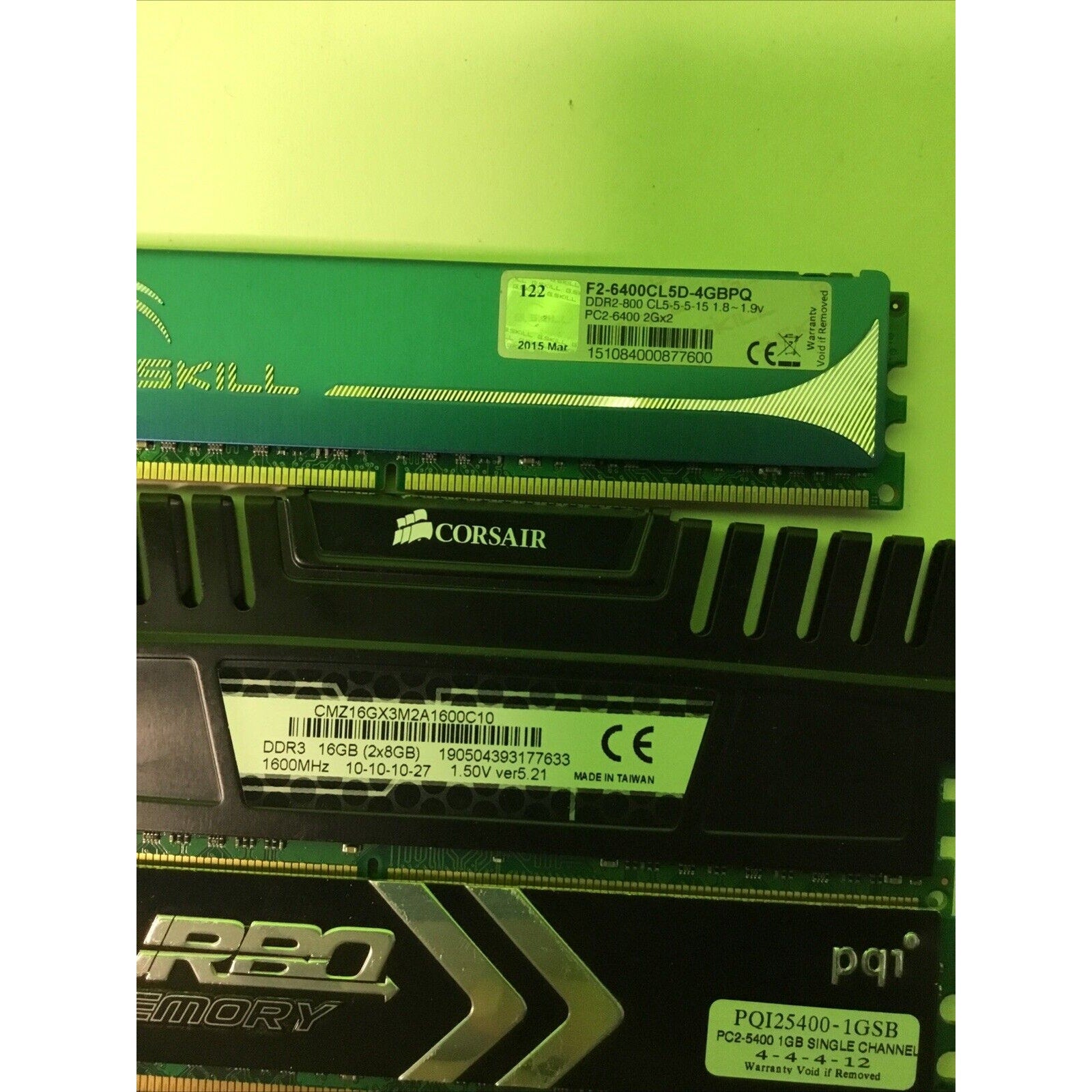 Desktop Gaming Memory Lot