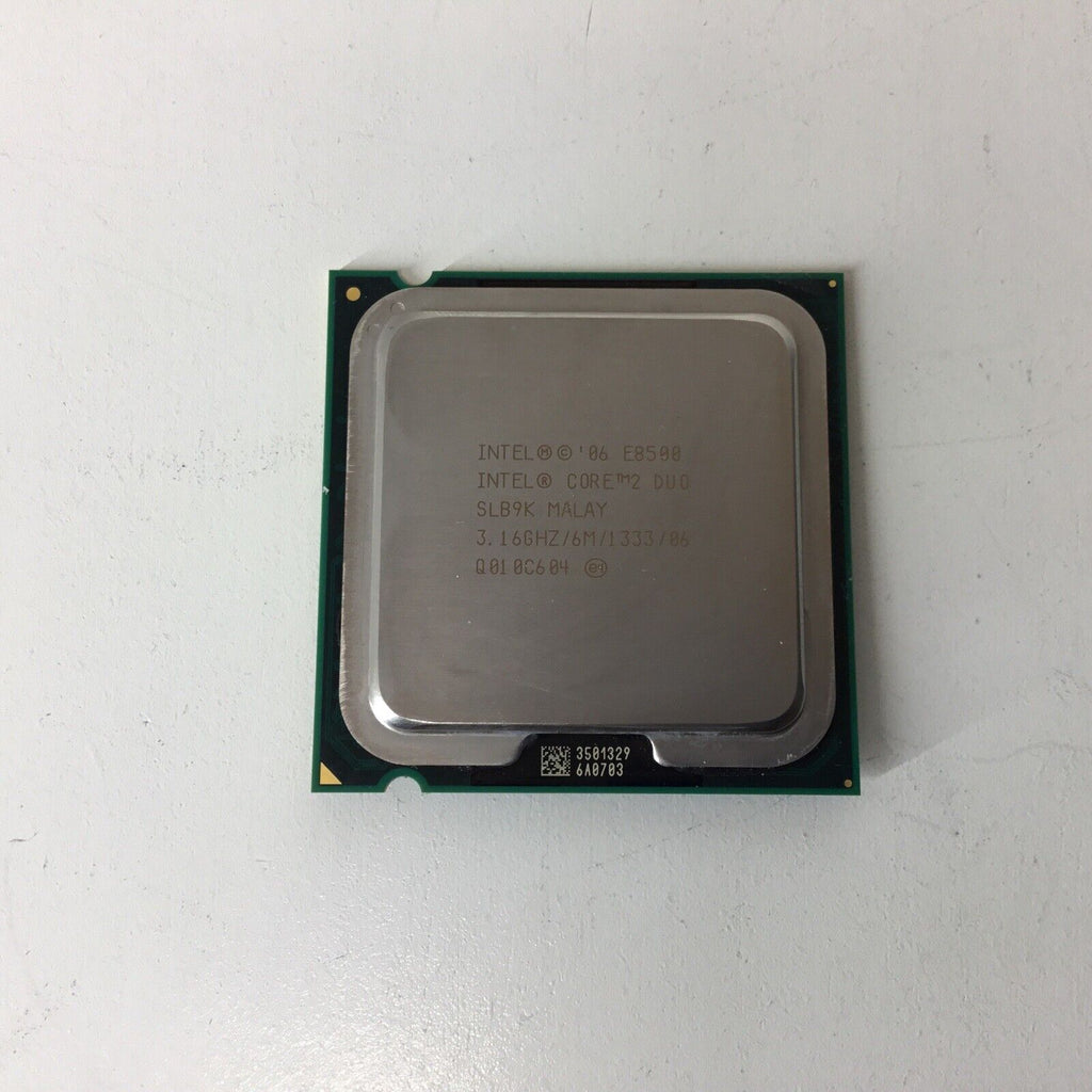 Intel Core 2 Duo E8500 CPU 3.16 GHz 6MB LGA-775 Desktop Processor SLB9K