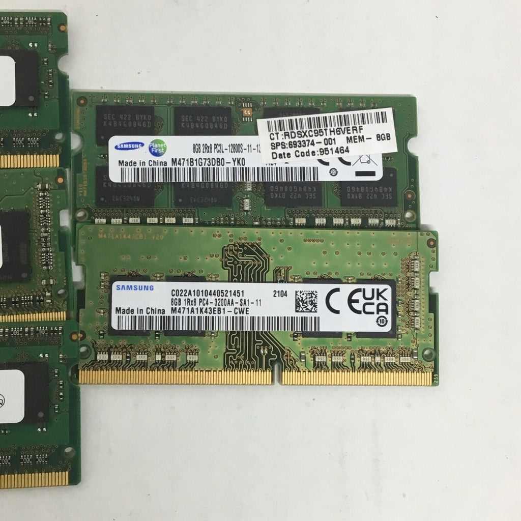 Assorted 5 Lot of 3 4GB Ram & 2 8GB Ram DDR4 & DDR3