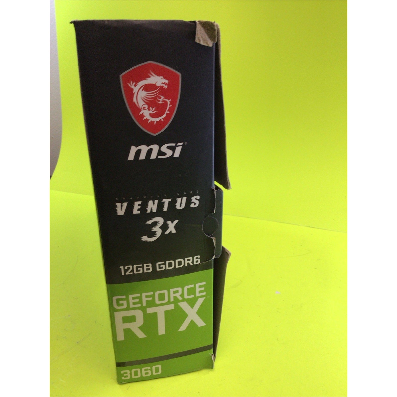 MSI GeForce RTX Ventus 3x Box Only