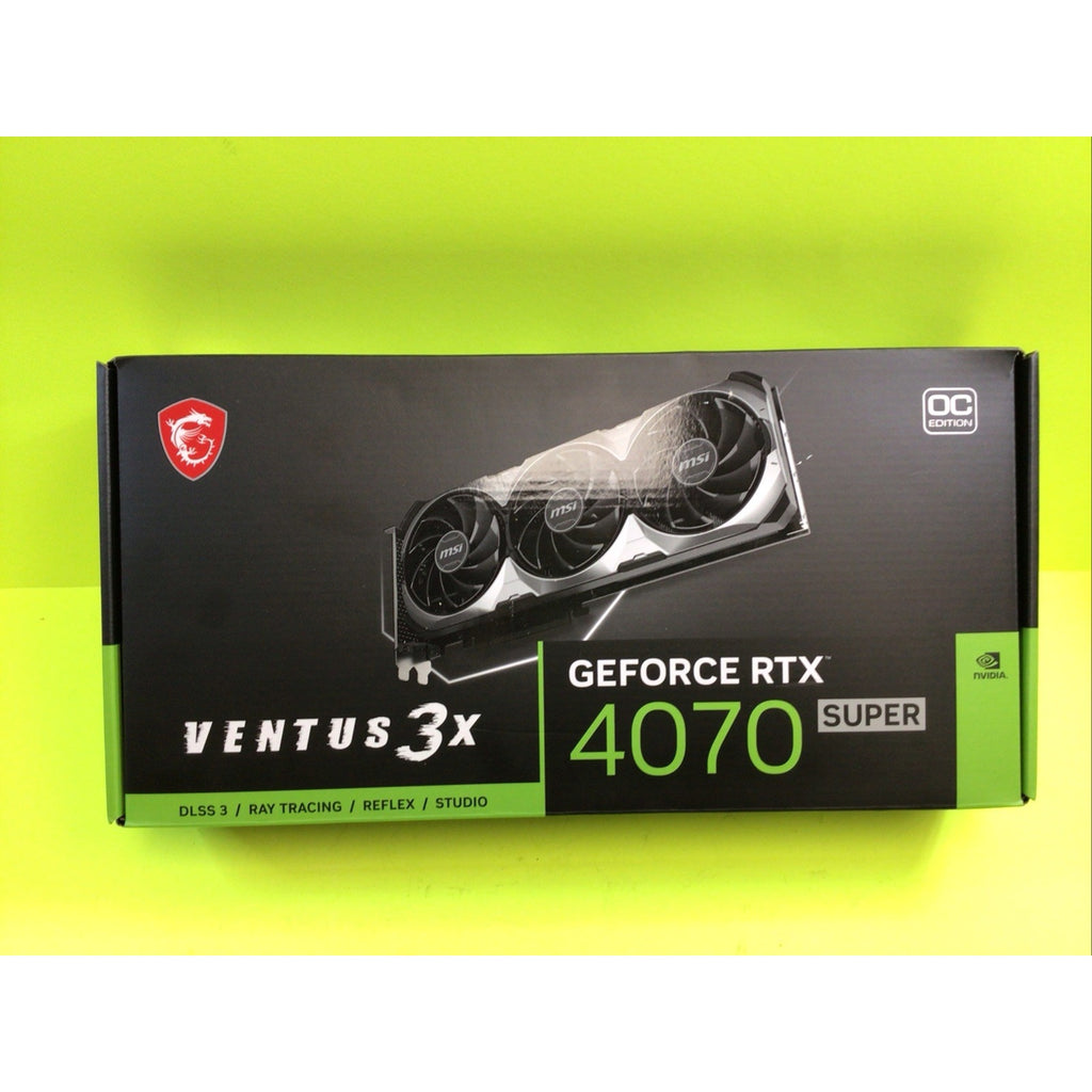 MSI Ventus 3x RTX 4070 Super BOX ONLY