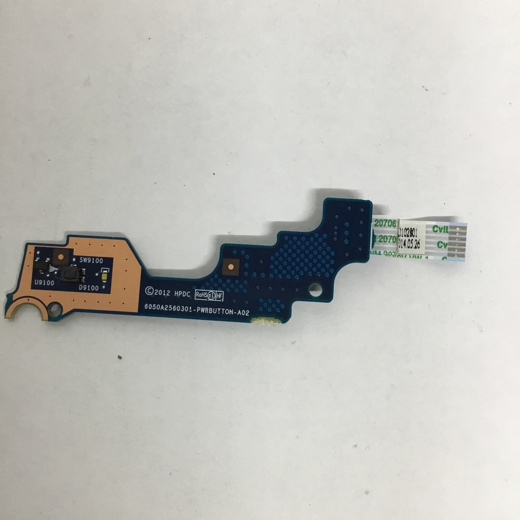 Genuine HP EliteBook 850 G1 15.6" Power Button Board w/ Cable 6050A2560301