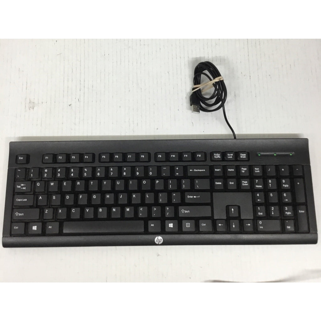 HP Black USB Wired Keyboard K45 691725-371 H3C52AA