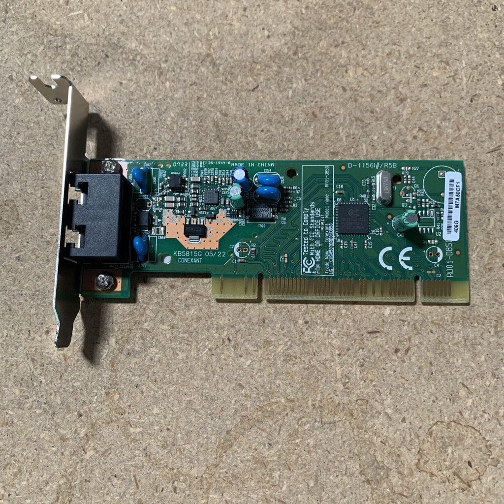 Dell Conexant 56K V.92 data PCI modem RD01-D850 FF959 - Low Profile Bracket Only