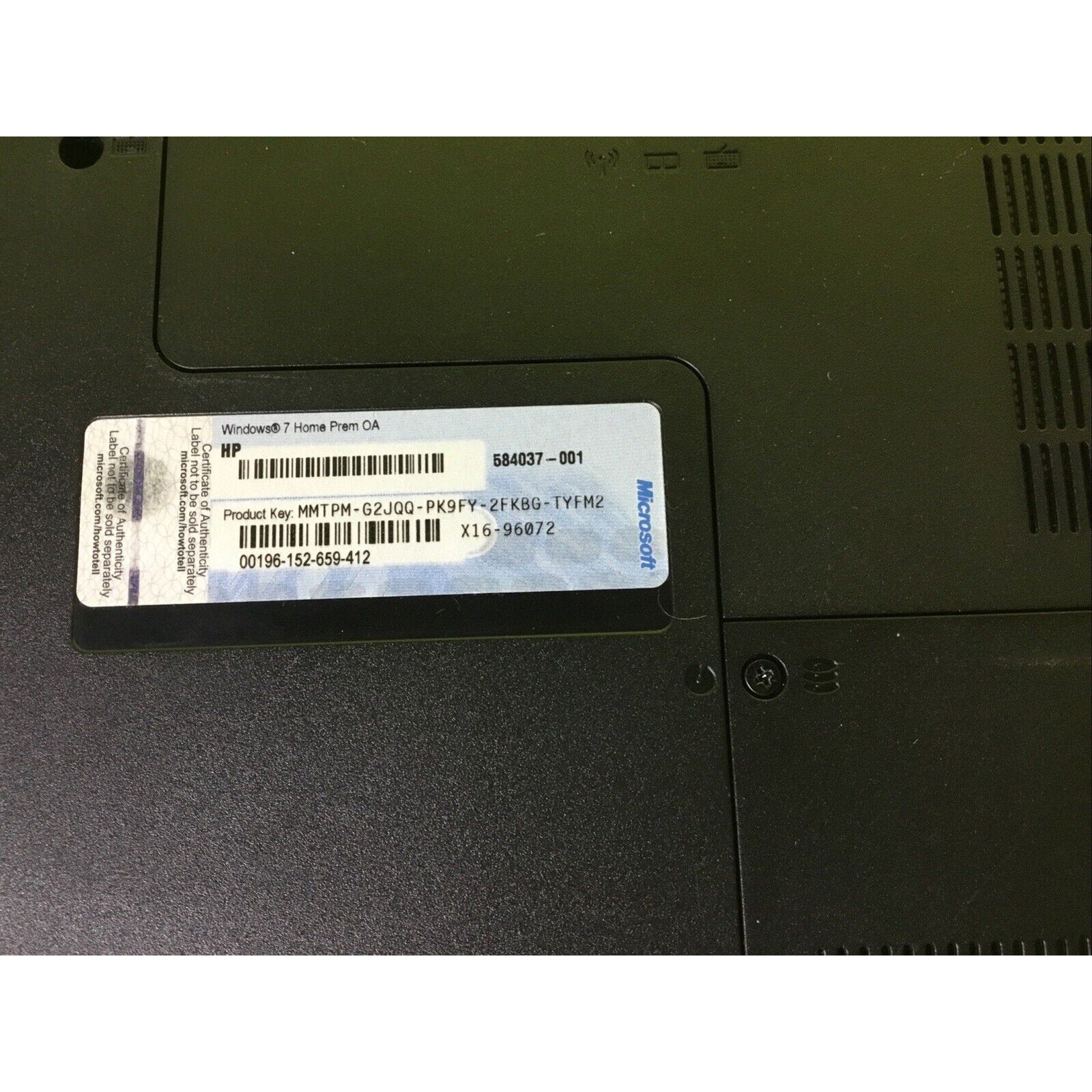 HP Compaq Presario CQ62-418NR FOR PARTS or REPAIR