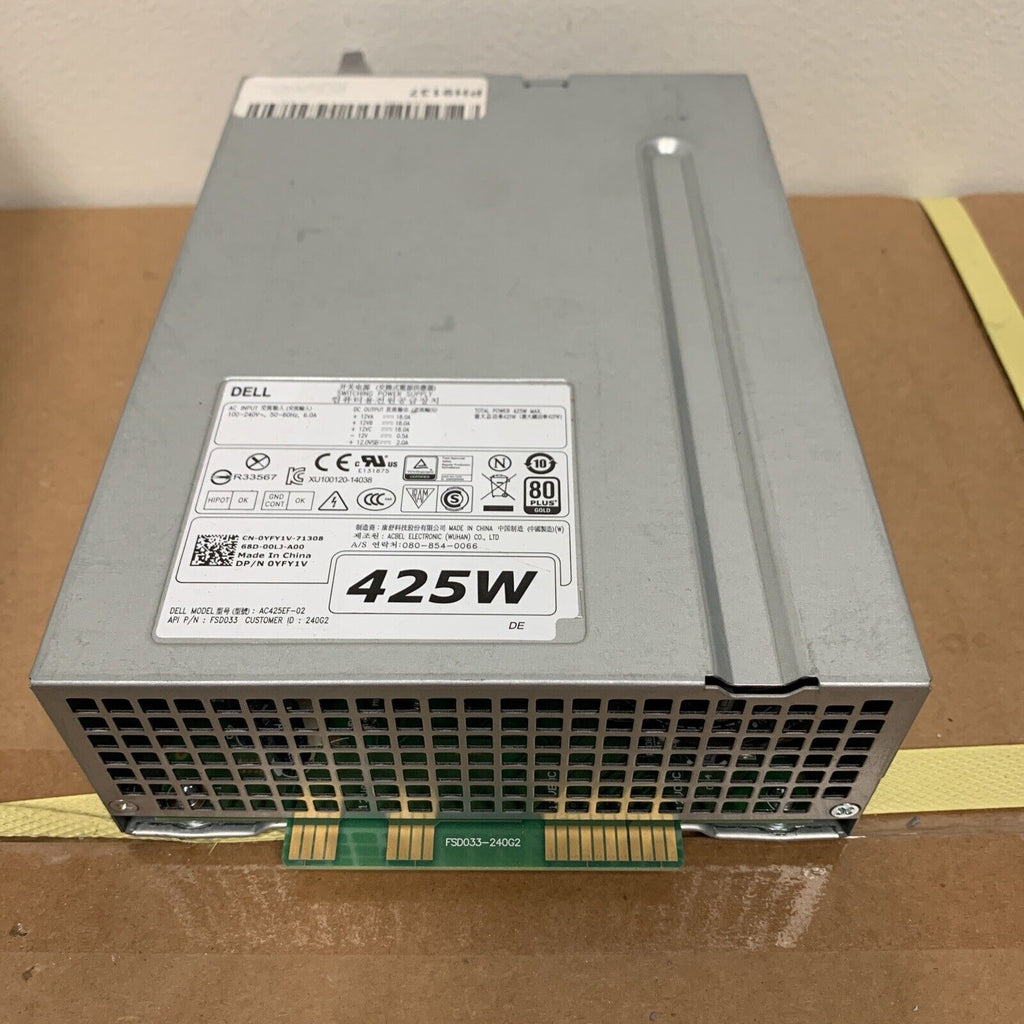 Dell AC425EF-02 Switching Power Supply 425W for Precision T5810 T7810 0YFY1V
