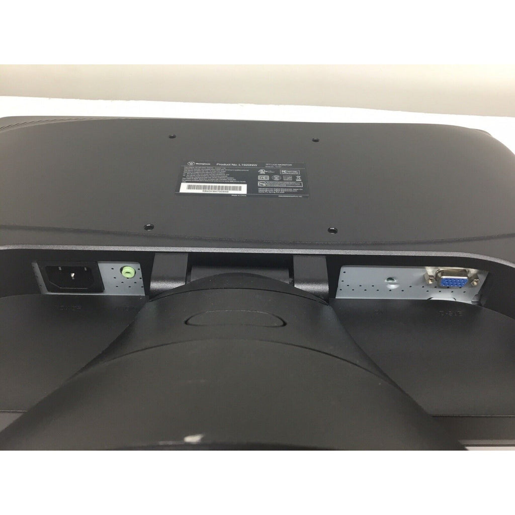 Westinghouse L1920NW 18.5" Widescreen Flat-Panel LCD HD Monitor Black