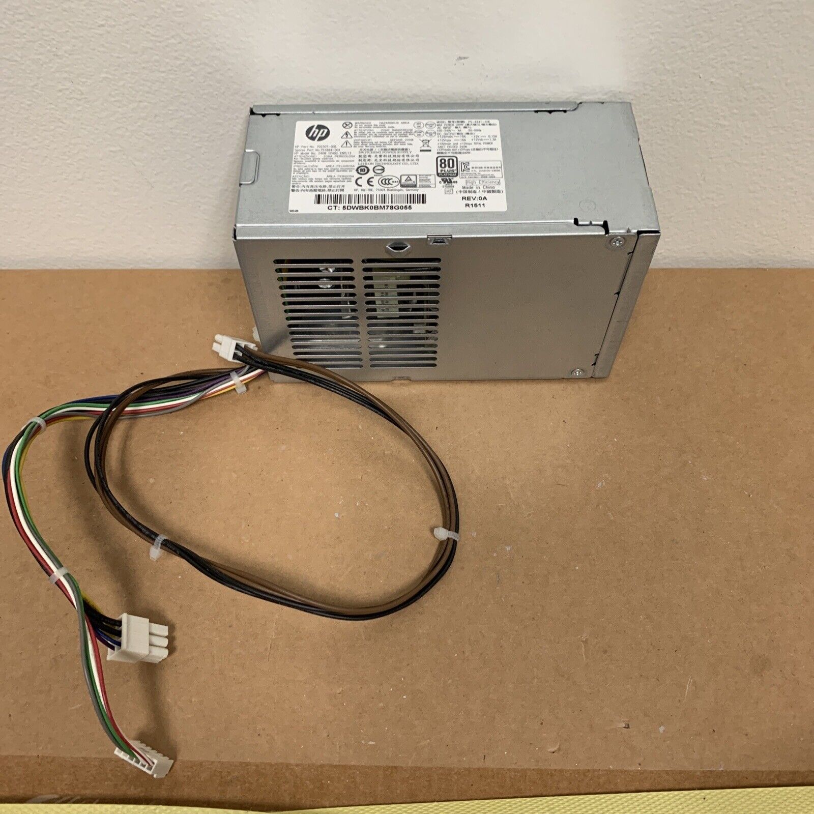 HP 702307-002 - 751884-001 - 240W Power Supply - ProDesk G1 SFF - PS-4241-1HC