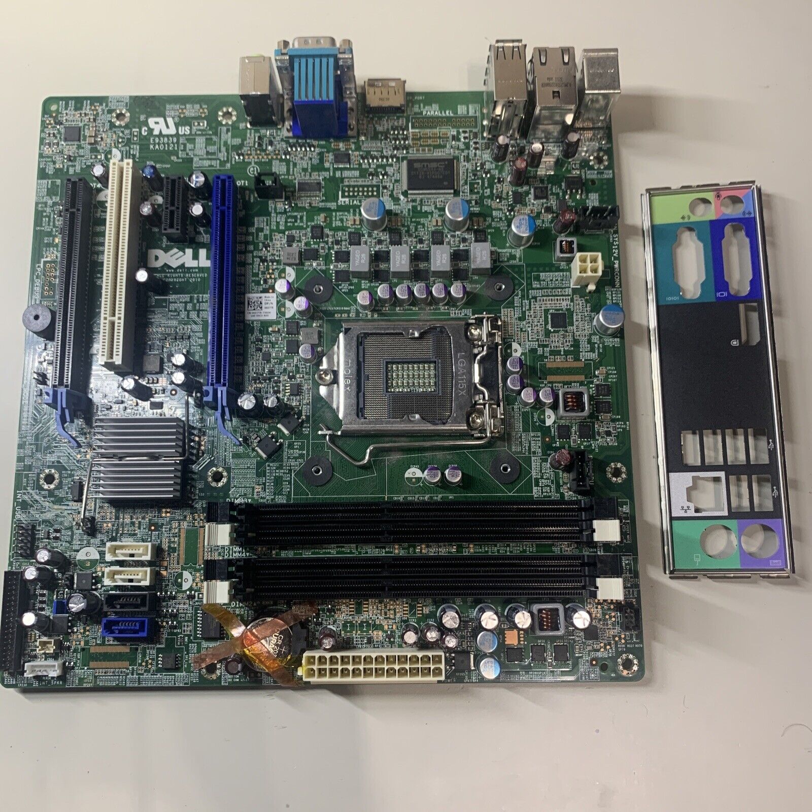 Dell Optiplex 990 DT MT LGA1155 Motherboard 06D7TR - Damaged CMOS Battery Holder