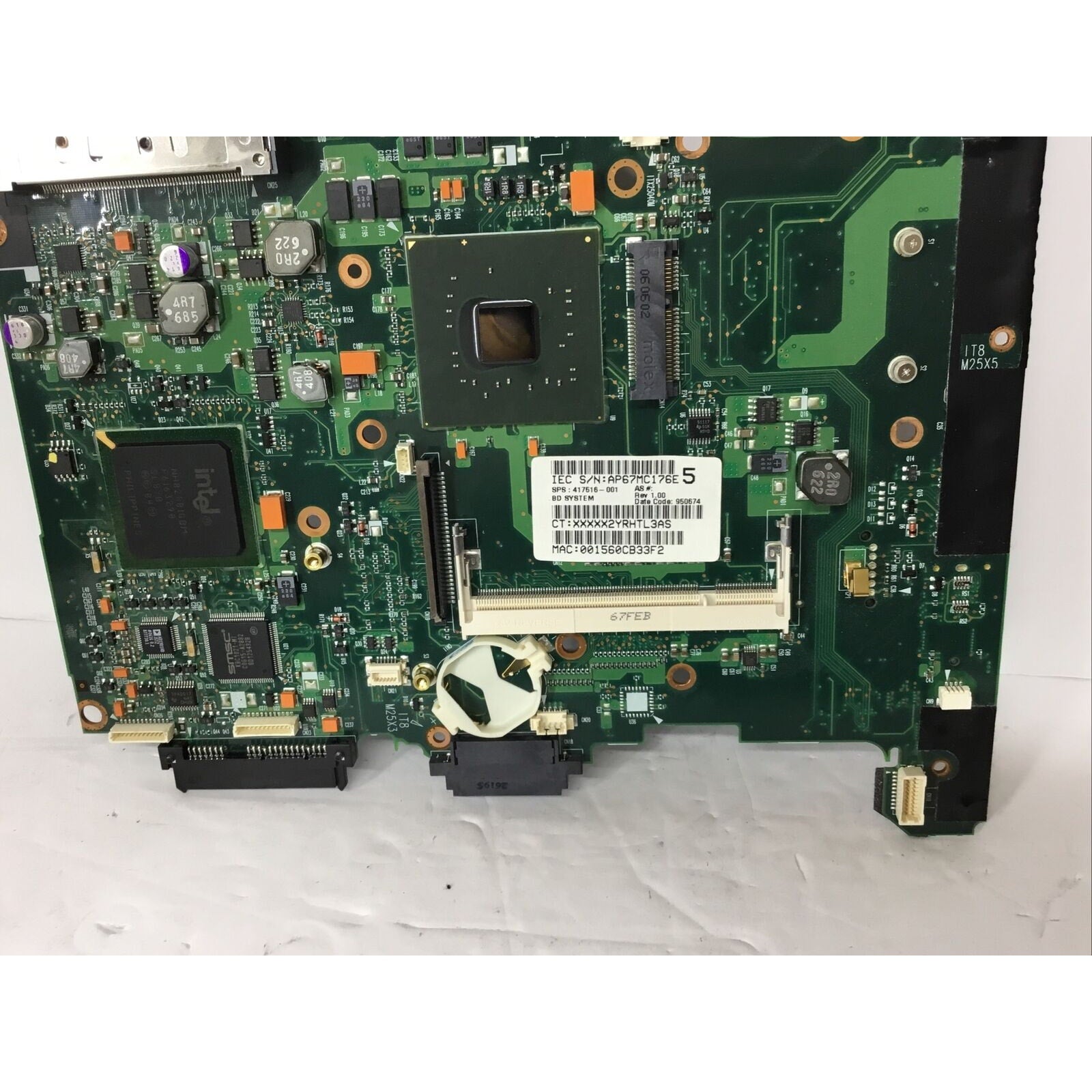 OEM Motherboard 441094-001 For HP Compaq NX7300 - FOR PARTS