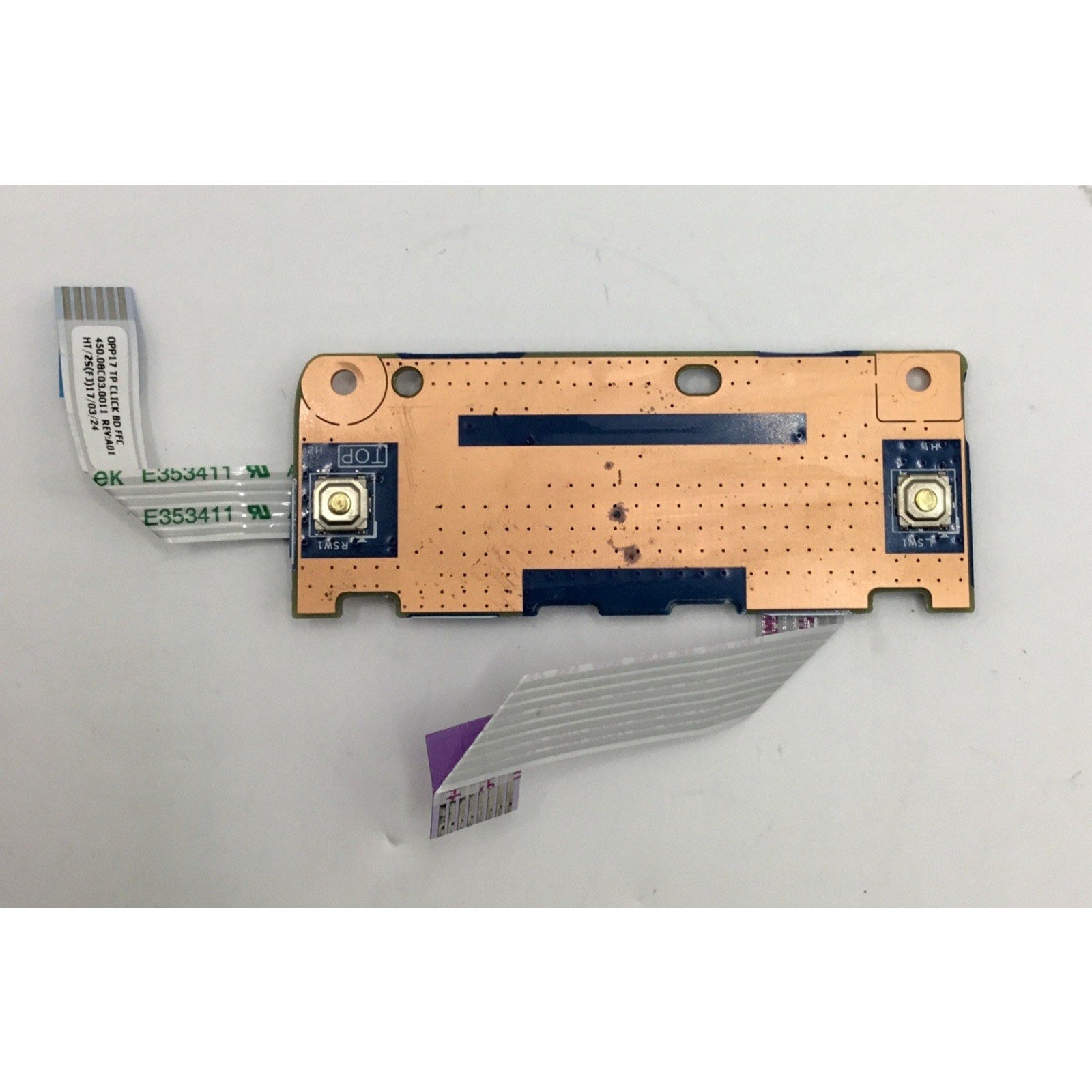 GENUINE HP PAVILION 17-X028CY TOUCHPAD CLICK BUTTON BOARD 858259-001 TESTED