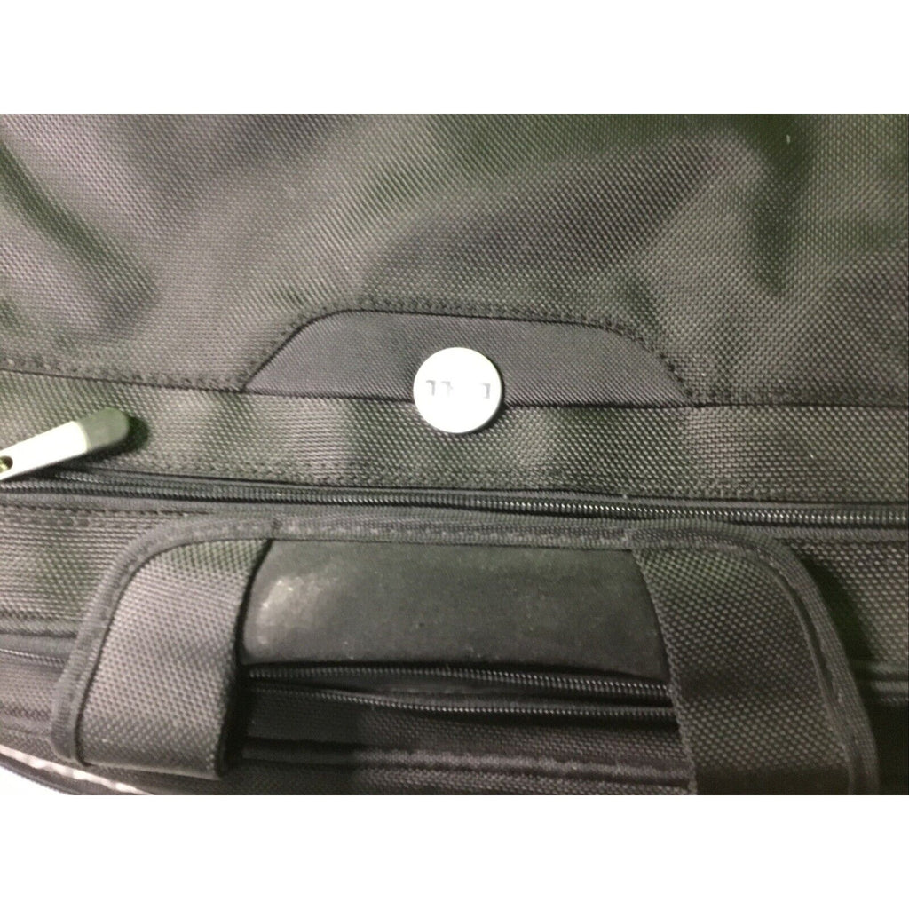 Dell Black Nylon Computer Laptop Carrying Messenger Bag Briefcase