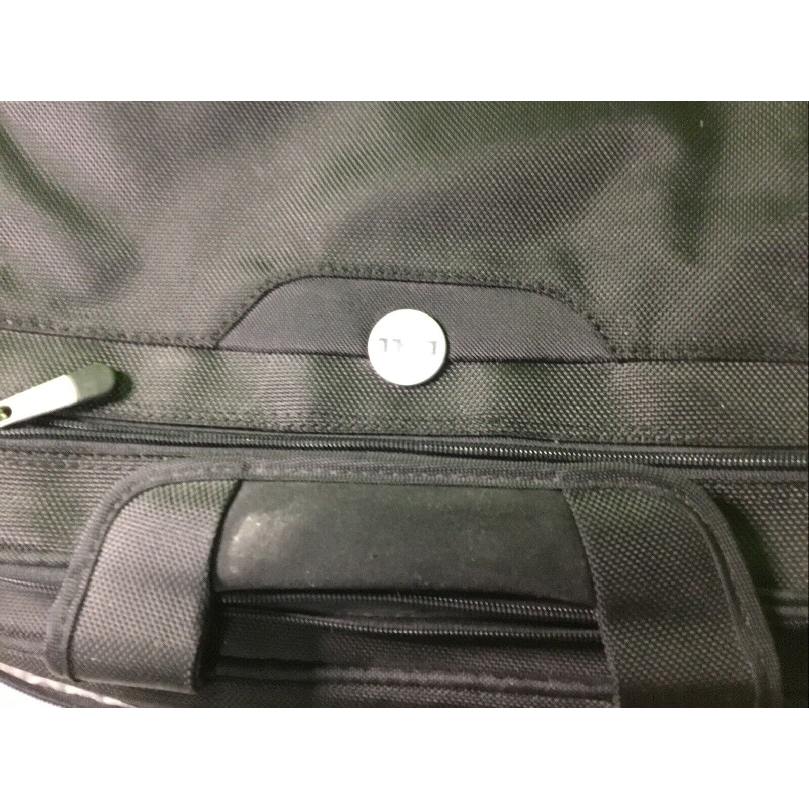 Dell Black Nylon Computer Laptop Carrying Messenger Bag Briefcase