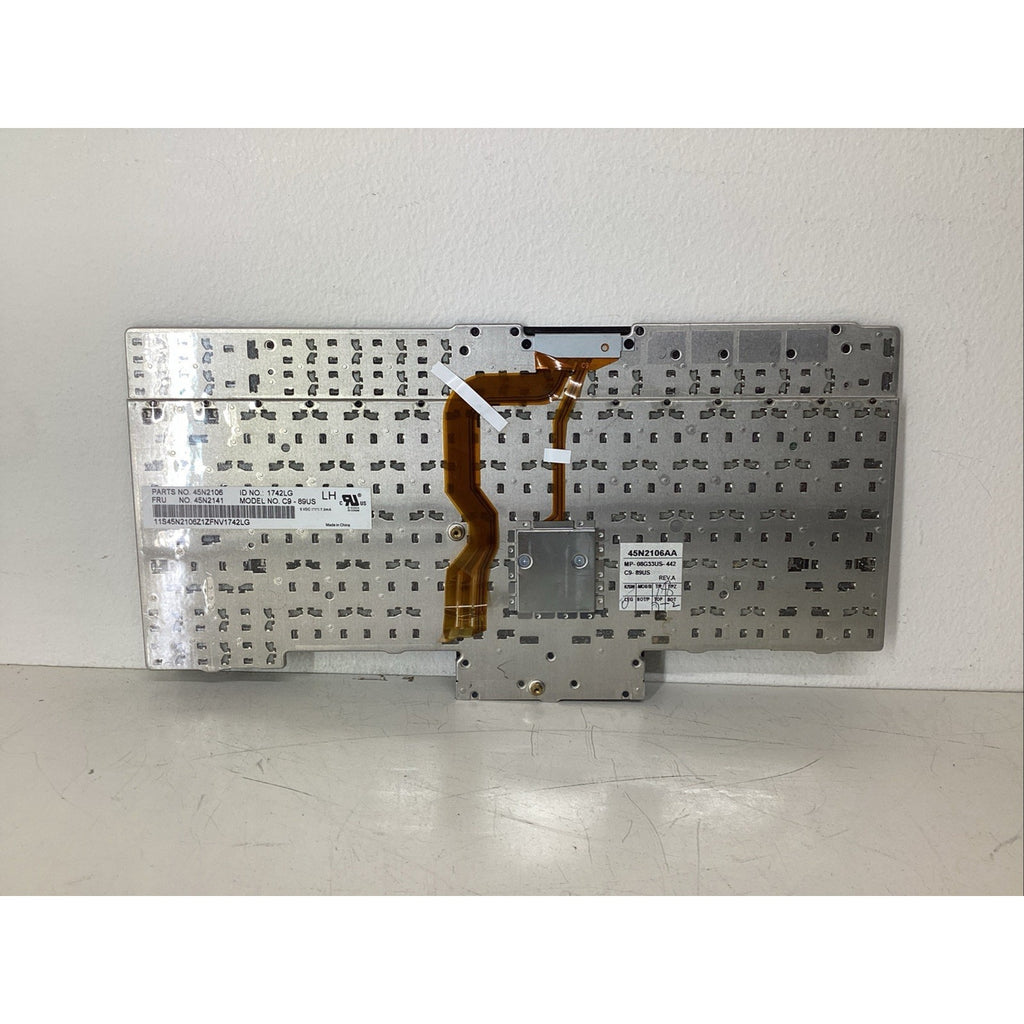 Lenovo ThinkPad 45N2106 US Keyboard - For Parts