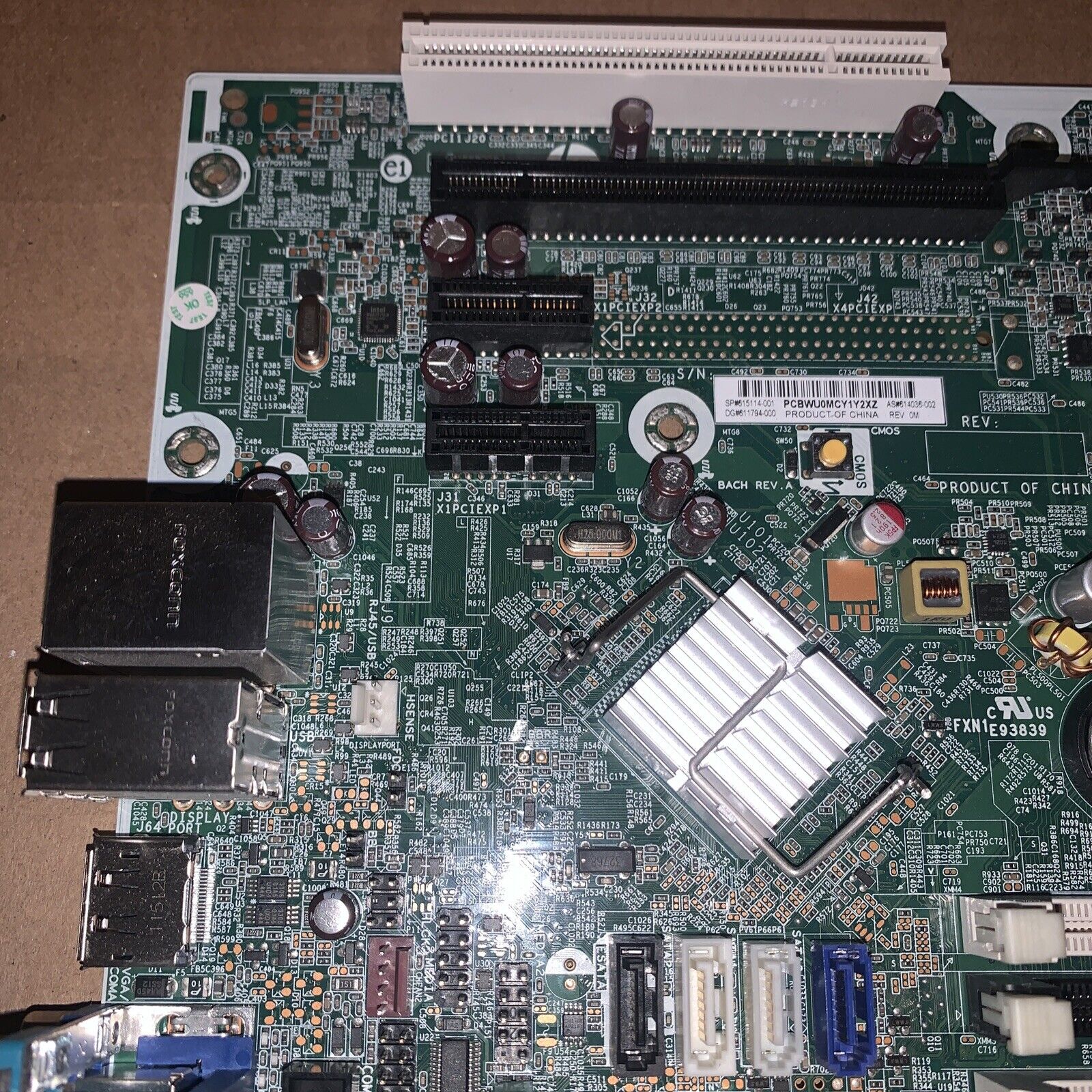 HP Compaq 6200 6300 Pro SFF Motherboard 615114-001 LGA 1155 DDR3 System Board