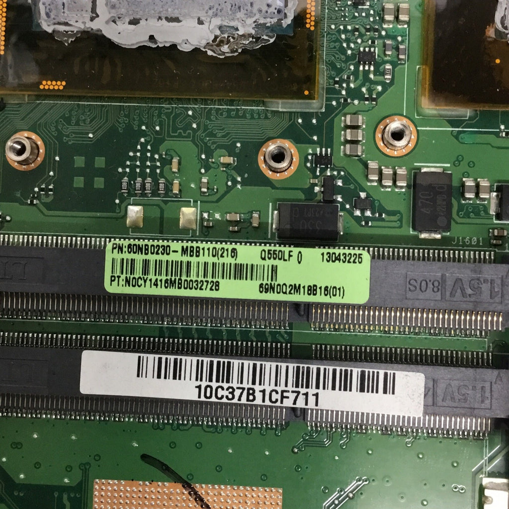 ASUS Laptop Motherboard 60NB0230-MBB110 | Intel Core i7-4500U 1.80 GHZ