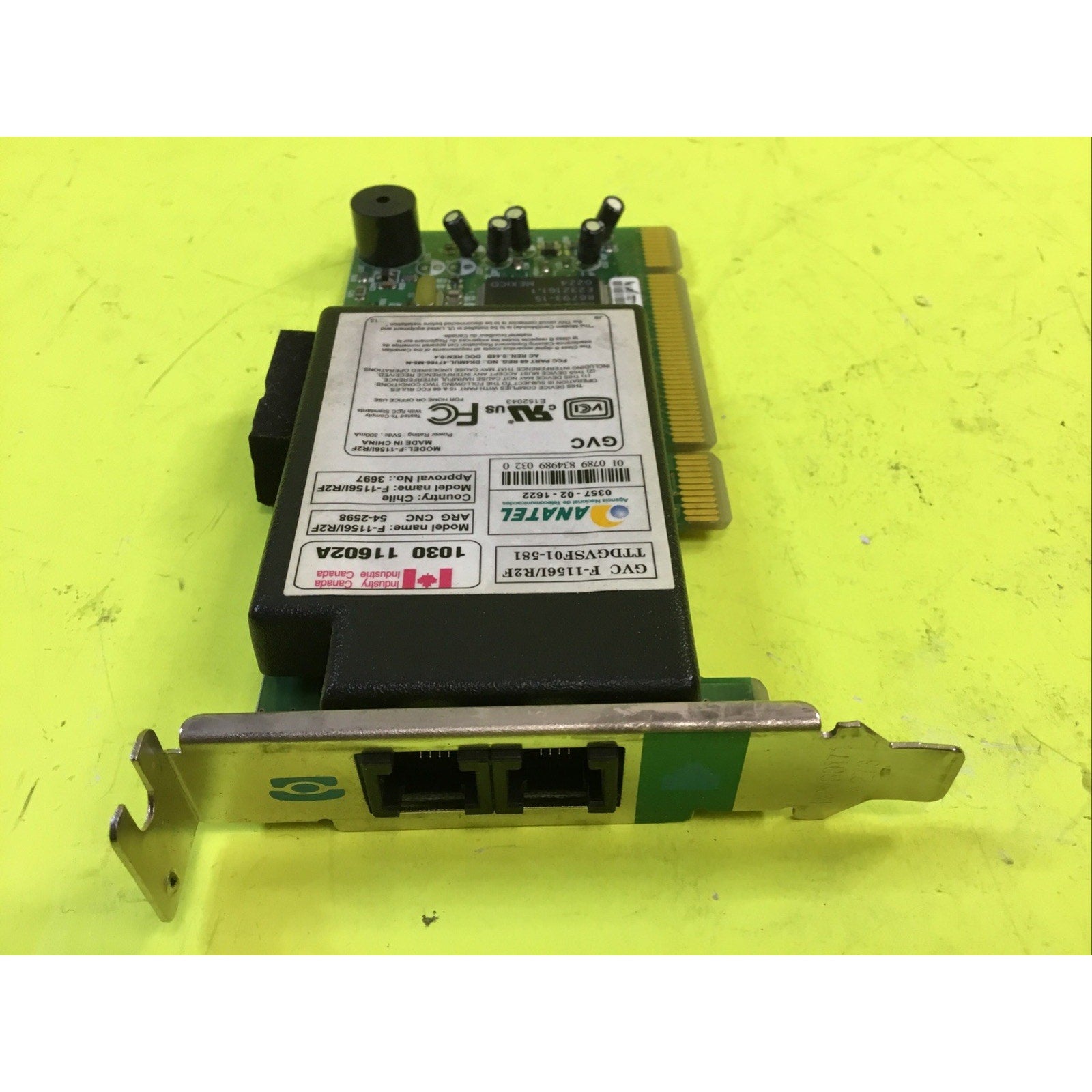 DELL 01K636 F-1156I/R2F 56K Conexant RS56-PCI V.92 PCI Modem card REV A00