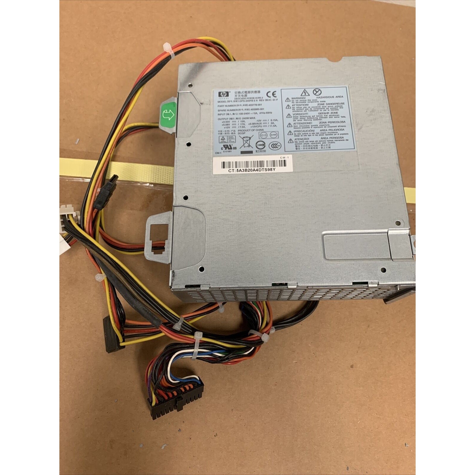 HP DPS-240FB-2 A 240W 403778-001 403985-001 Power Supply