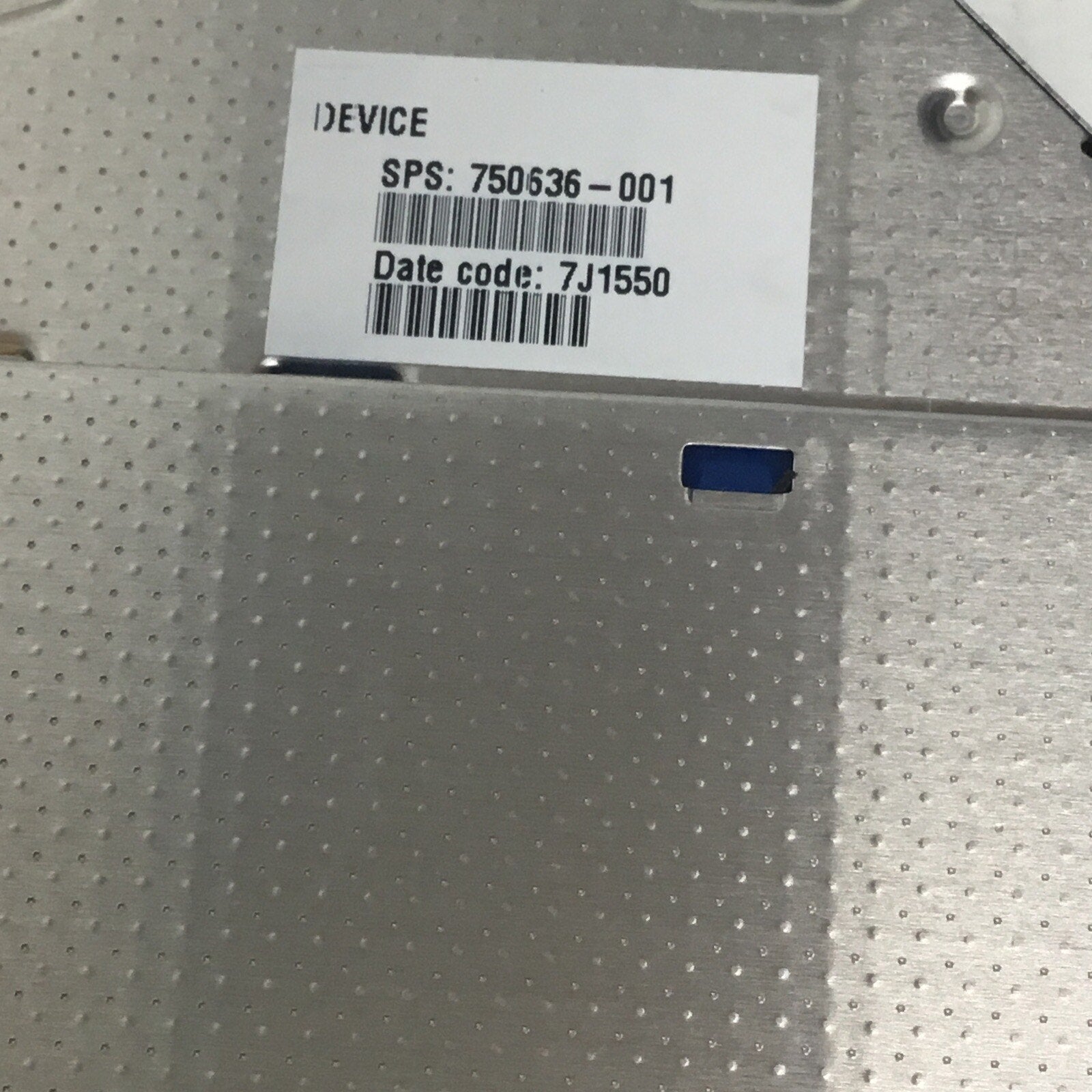 HP DVD-RW Burner Optical Drive No Bezel SU-208FB 700577-FC3