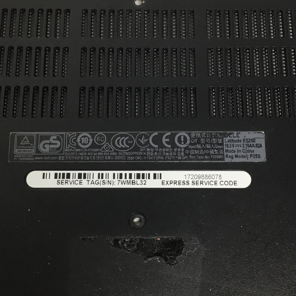 GENUINE DELL LATITUDE E5250 LAPTOP BOTTOM ACCESS DOOR COVER 21PP2 021PP2