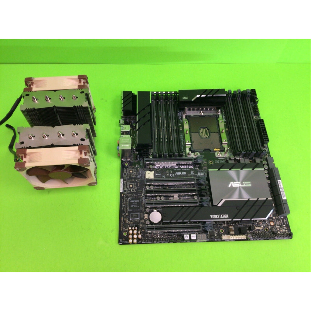 ASUS Pro WS C621-64L SAGE Motherboard Intel C621 LGA 3647 DDR4 w/CPU HEATSINK