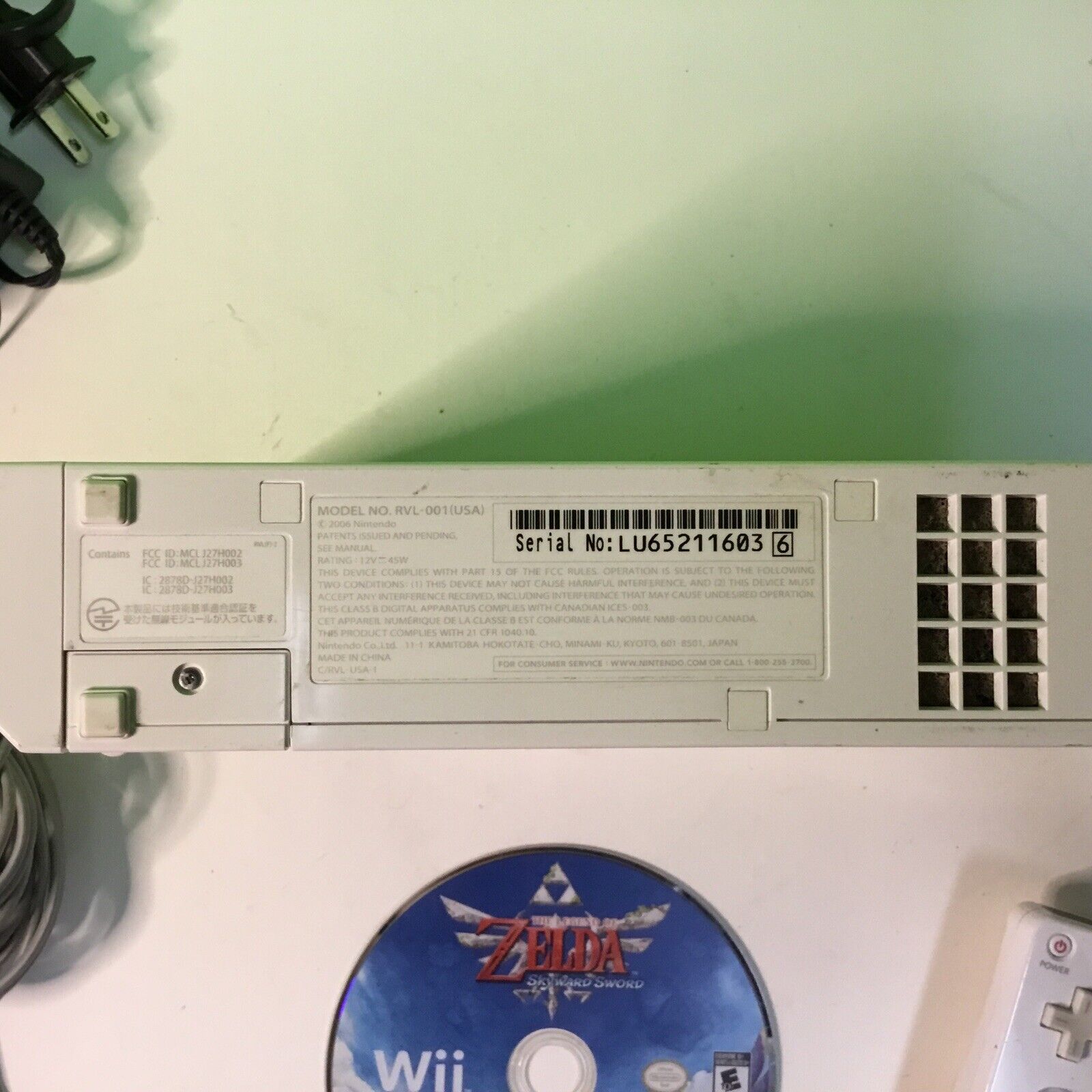 Nintendo Wii Bundle Zelda Skyward Sword Multiple Accessories