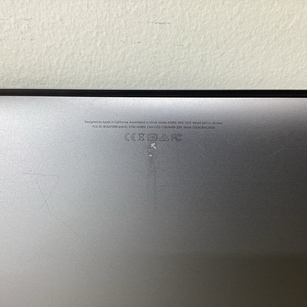 MacBook Pro A1989 13" Top Case Palmrest w/Touchbar,Battery,Motherboard-For Parts