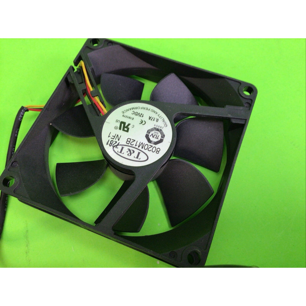 Lot of 3 pcs T&T 8020M12B-NF1 Fans and Grills 80 x 80 x 20mm