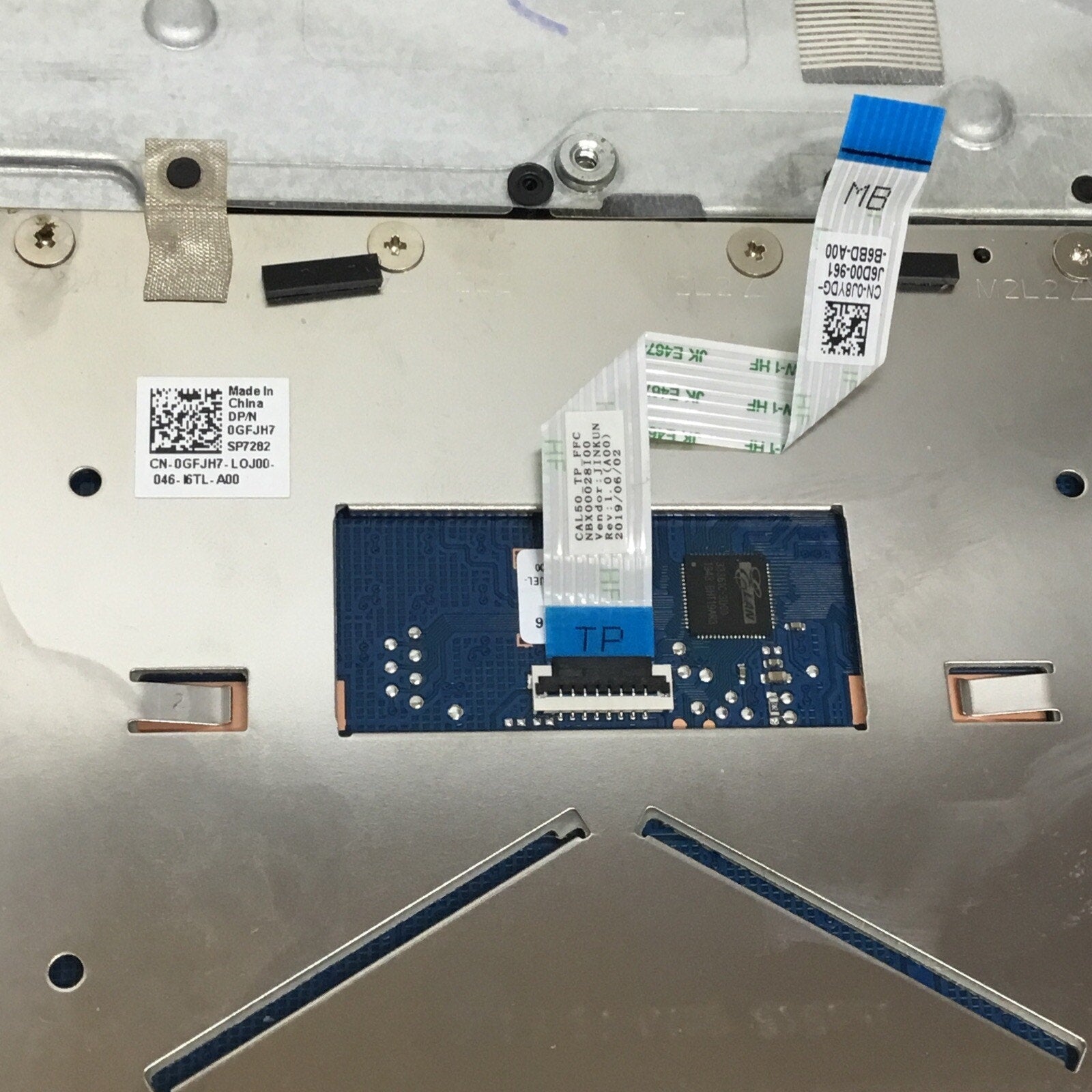 Dell Inspiron 15.6” 3580 Palmrest w/TouchPad Keyboard