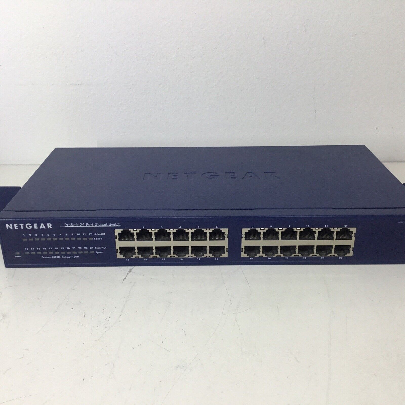 Netgear ProSAFE JGS524 Switch 24-Port Gigabit - For Parts