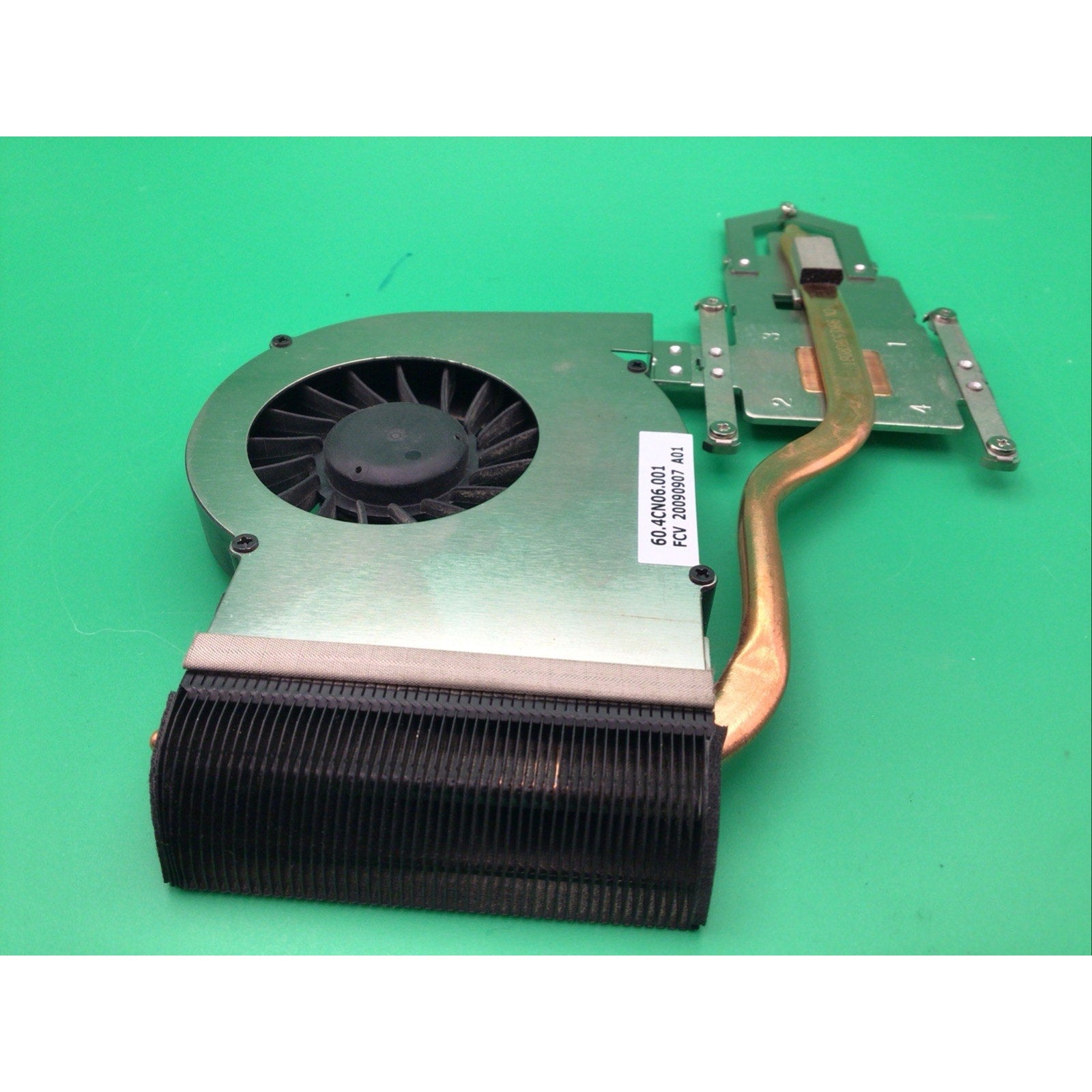 Dell Inspiron 1750 CPU Cooling Fan and Heatsink 0K536T