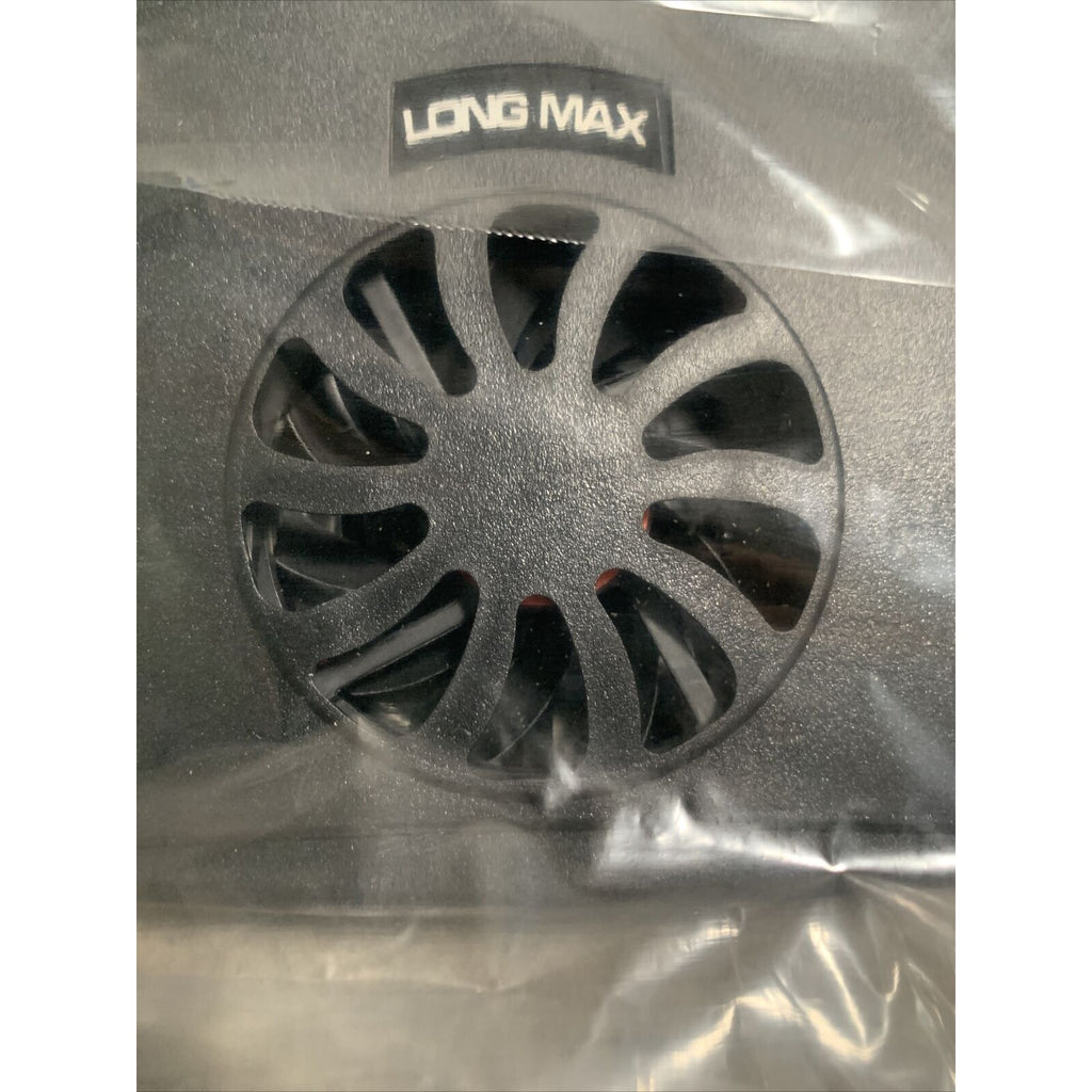 3-pack of Long Max USB or Battery Powered Laptop Cooling Pad (Black)