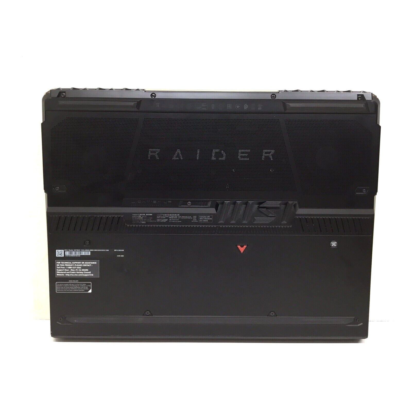 MSI Raider 17" 240Hz Gaming Laptop GE78HX 13VH-438 i9-13980HX 1TB 32GB RTX 4080