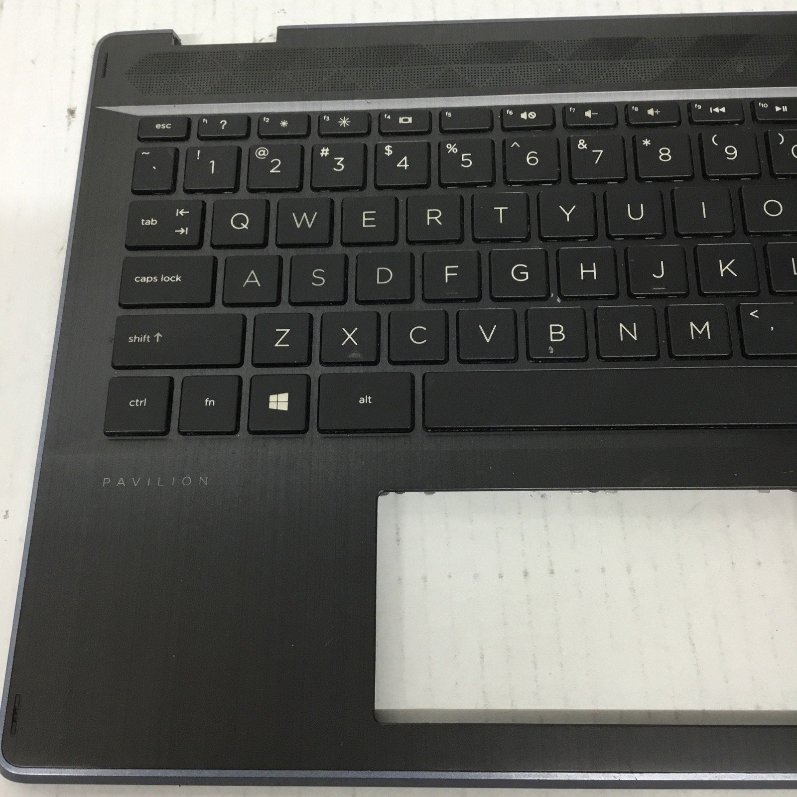 For Parts HP Pavilion X360 14-DH Palmrest with Keyboard Silver Edge L53796-001