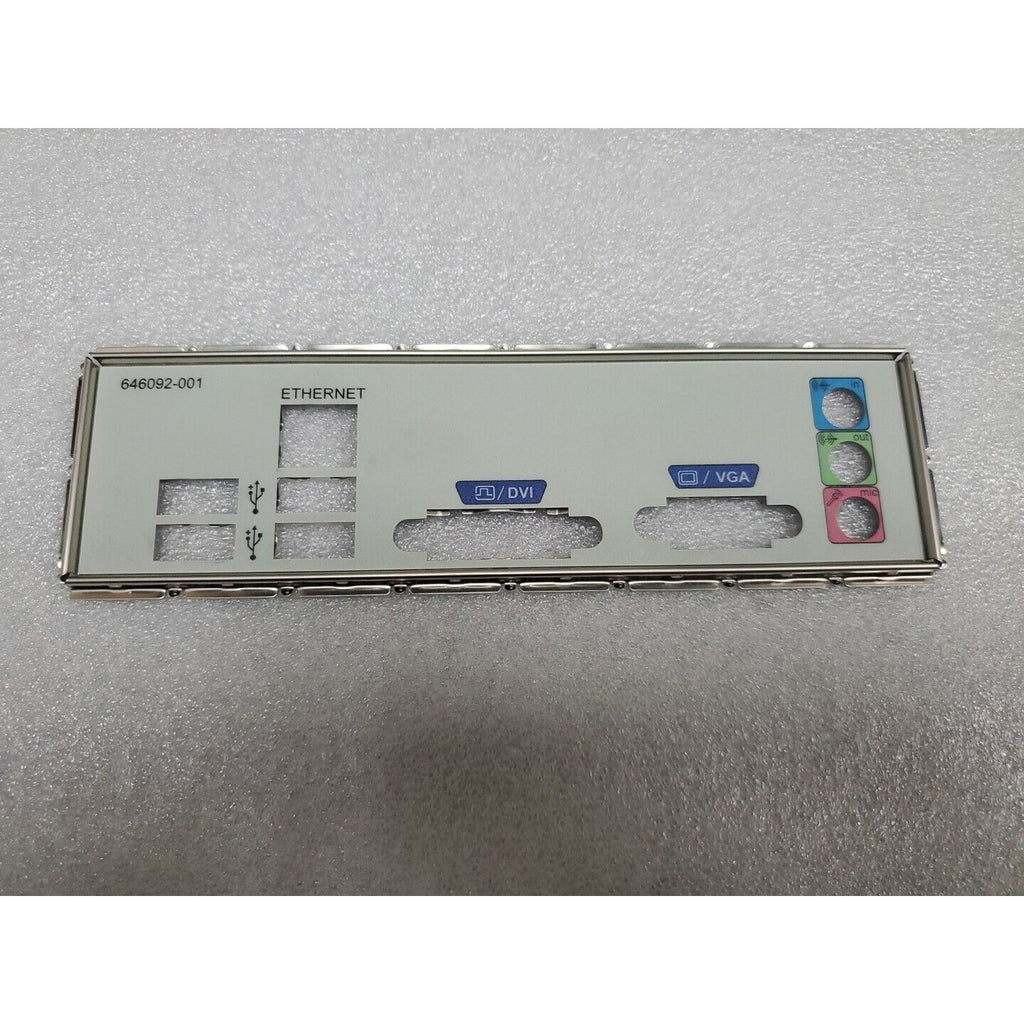 HP 646092-001 I/O Shield For Pavilion P7 646092-001